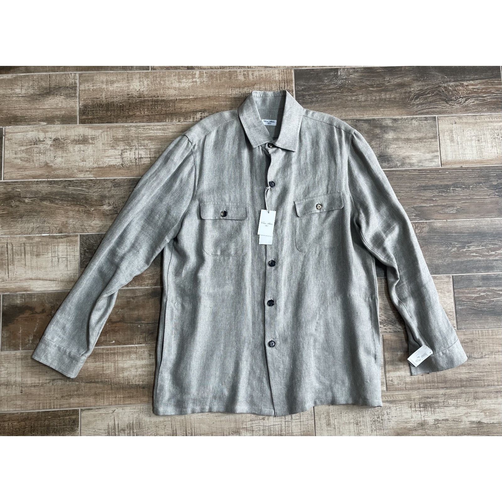 Cesare Attolini $3,800 NWT Cesare Attolini Jacket Gray Italian Wool 58/3XL Size US XXL / EU 58 / 5 - 1 Thumbnail