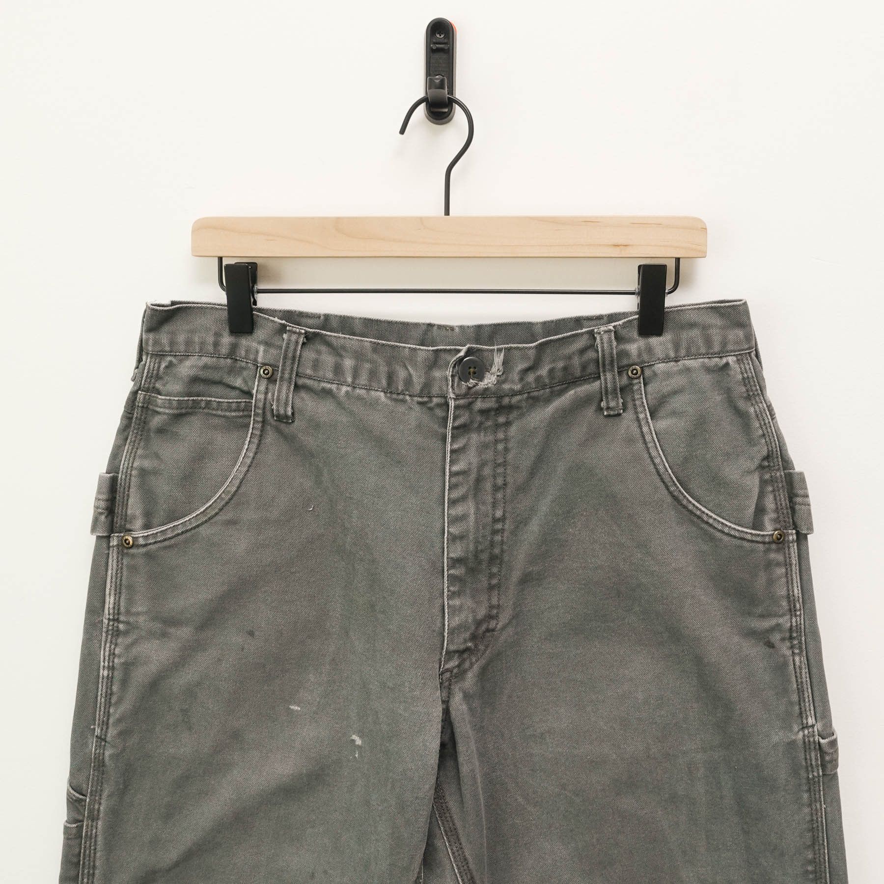 Vintage Vintage Y2K Lakin McKey Cotton Canvas Distressed Work Pant Size US 32 / EU 48 - 2 Thumbnail