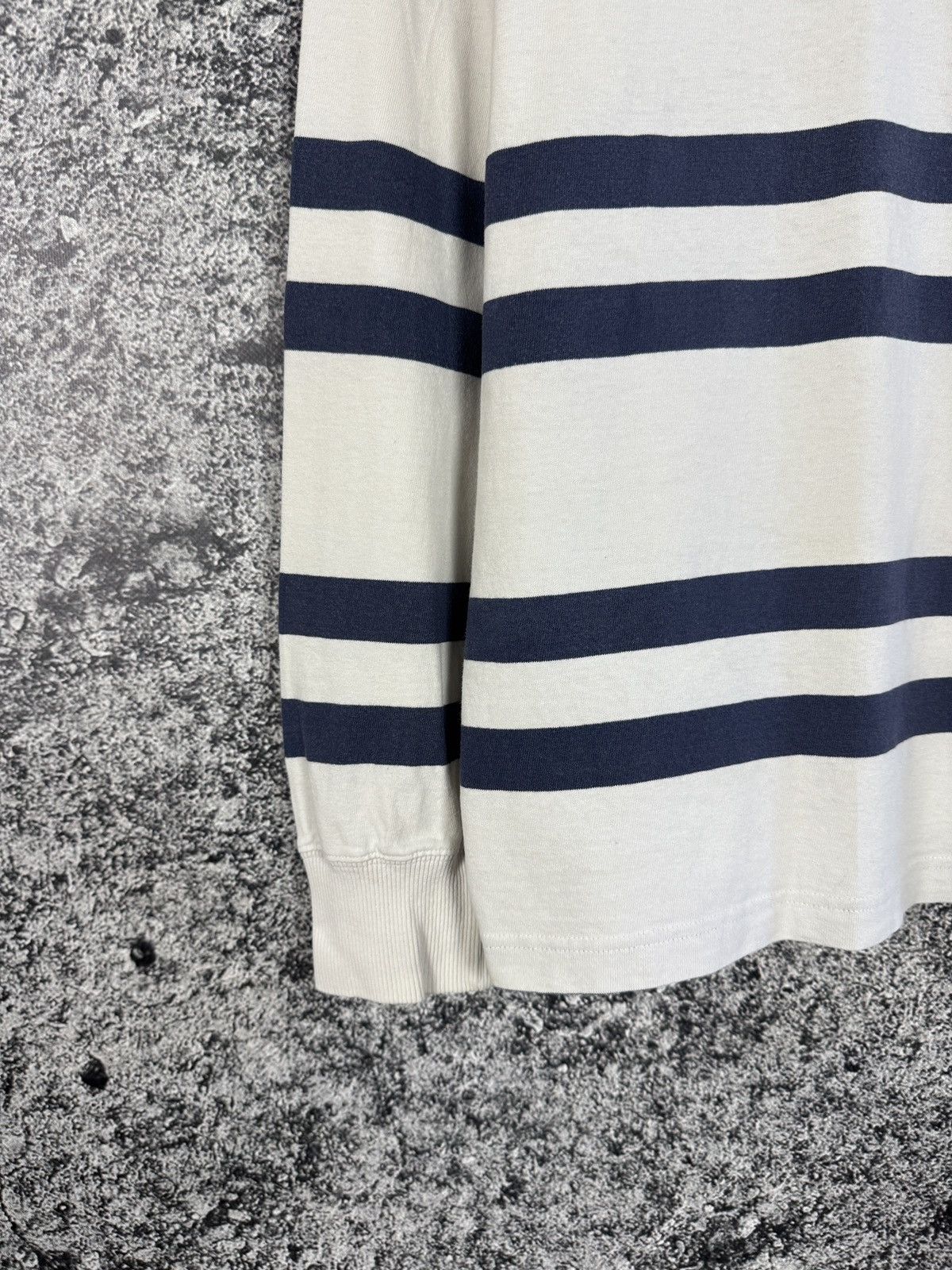 Gant Gant Vintage Rugby Shirt Striped Long Sleeve Polo Crest Logo Size US L / EU 52-54 / 3 - 4 Thumbnail