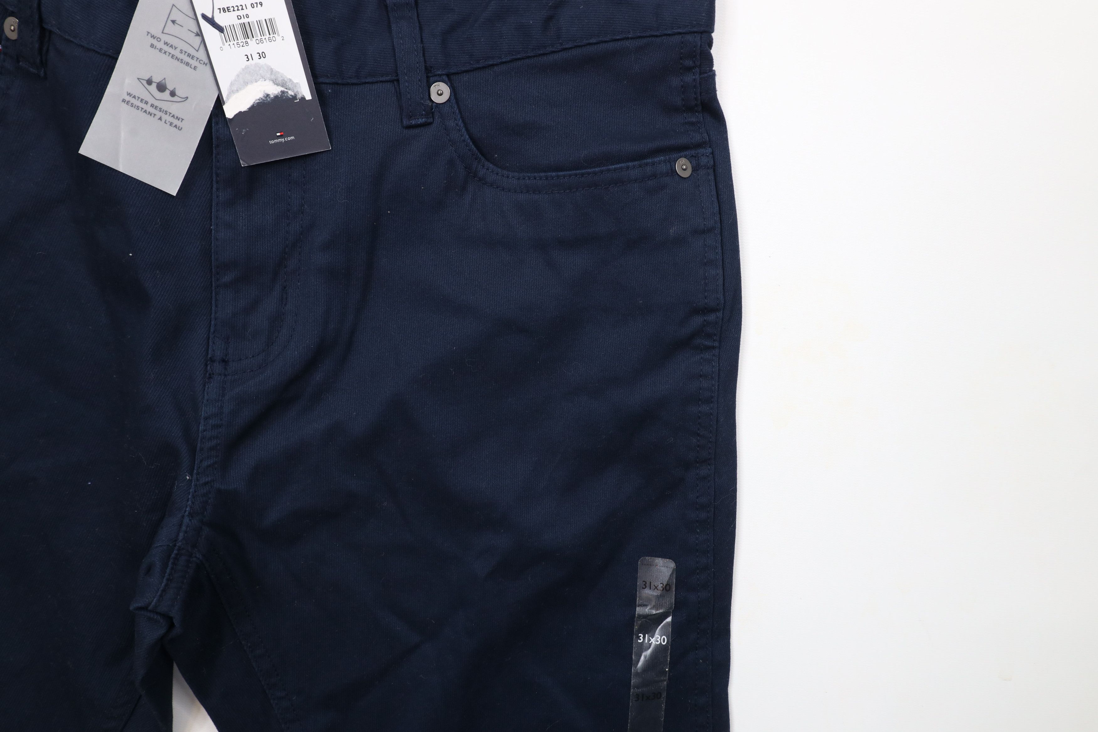 Tommy Hilfiger × Vintage Deadstock New Tommy Hilfiger Slim Leg Flex Pants Navy Blue Size US 31 - 6 Thumbnail