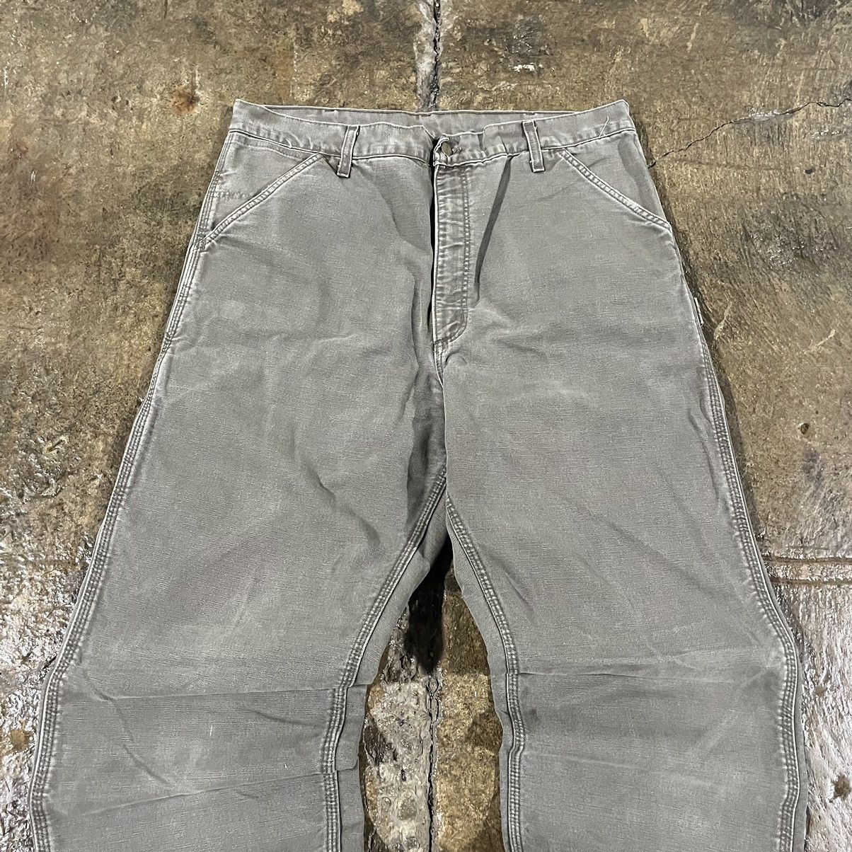 Carhartt × Vintage Vintage Carhartt Flannel Lined Workwear Carpenter Pants Size US 38 / EU 54 - 7 Thumbnail