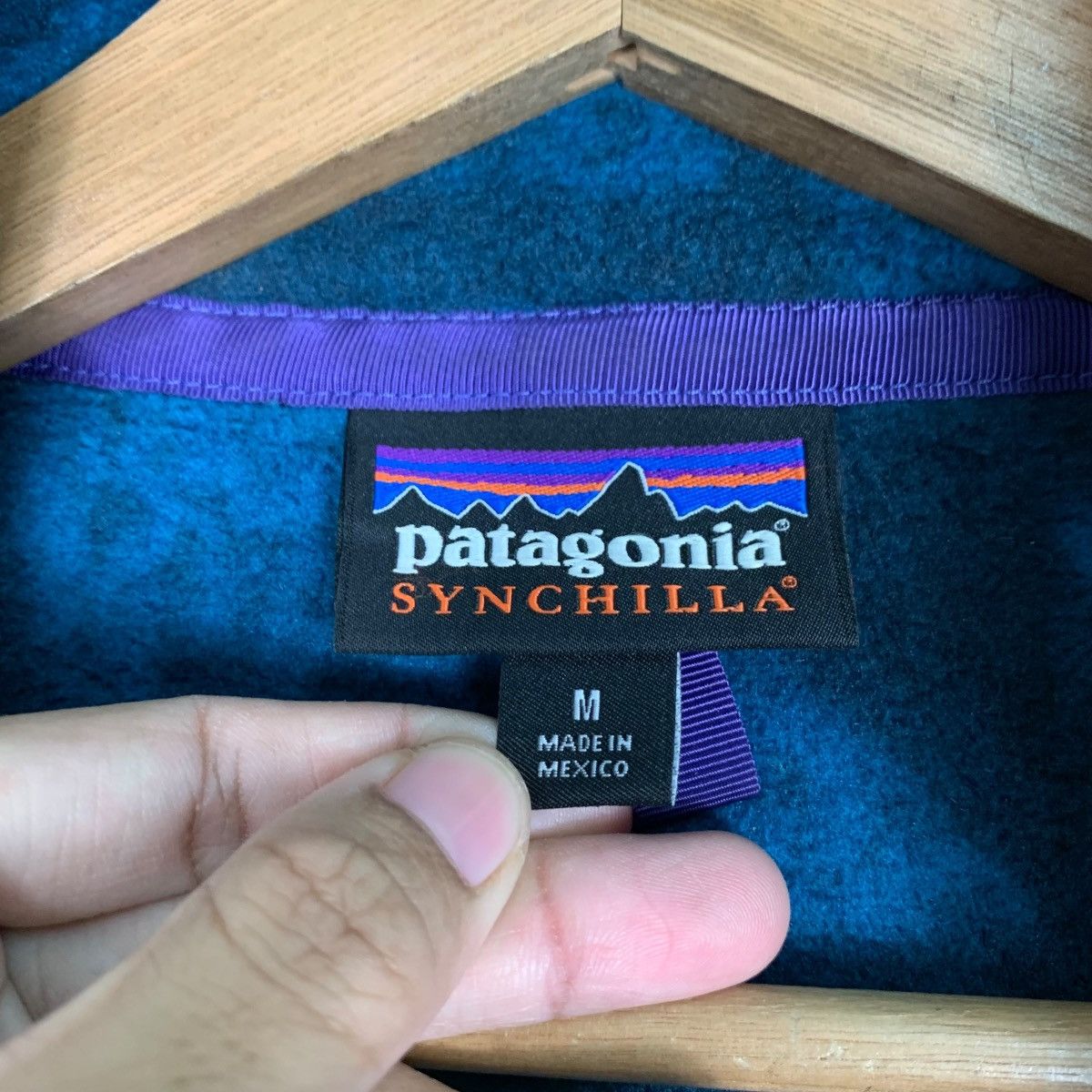 Patagonia PATAGONIA Turtle Neck Half Snap Button Fleece #0586-C27 Size US M / EU 48-50 / 2 - 13 Thumbnail