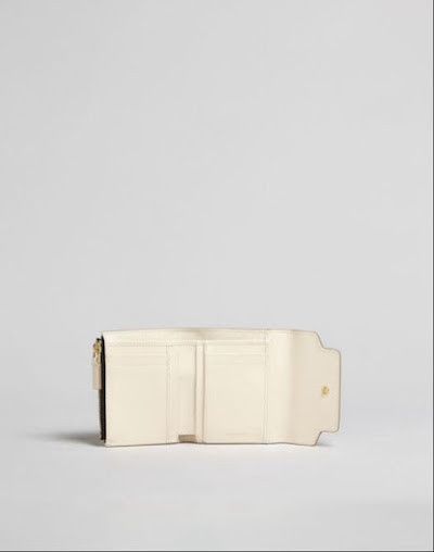 Marni o1w1db10125 Size:OS/ Flap Wallet in White Size ONE SIZE - 2 Thumbnail