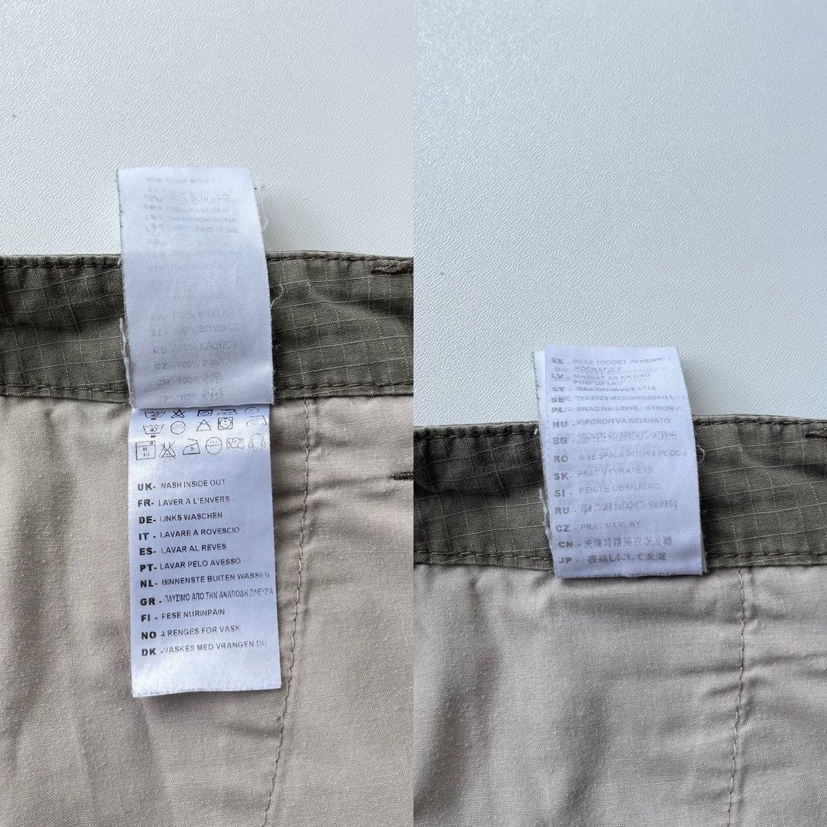 Carhartt Wip Carhartt WIP W’ Vintage Baggy Cargo Pants Olive Y2K Gorpcore Size US 31 - 9 Thumbnail