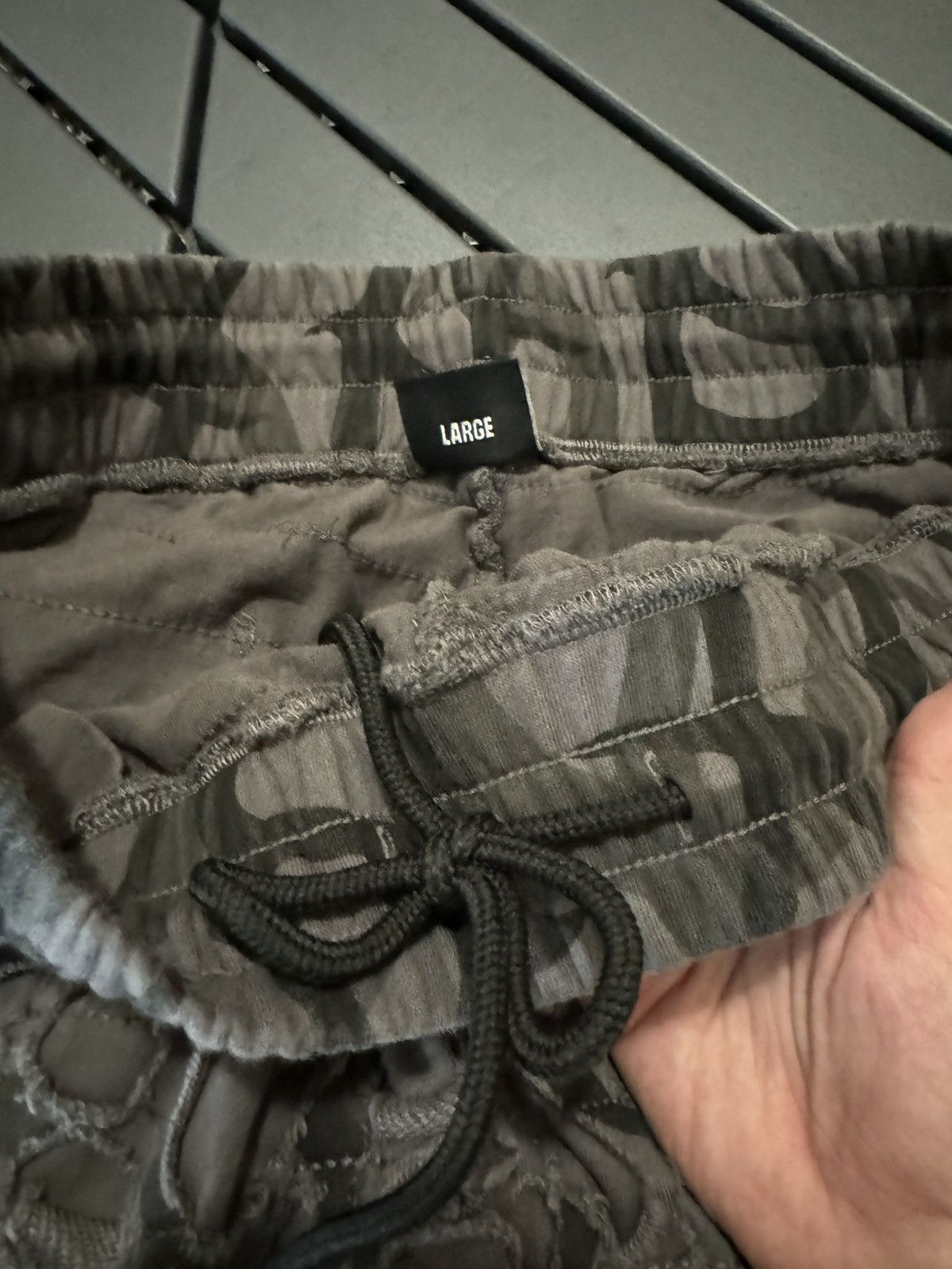 Revenge Revenge Boro R-Camo Distressed Sweatpants Size US 32 / EU 48 - 6 Thumbnail