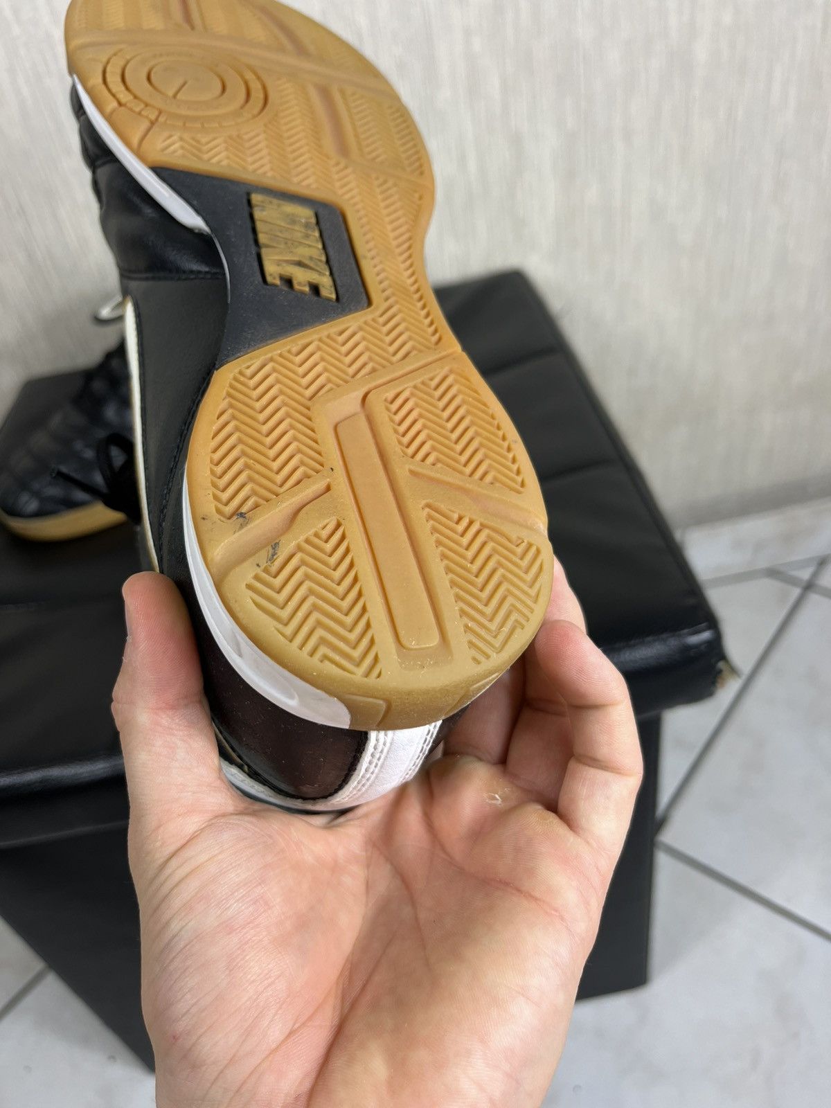 Nike × Vintage Vintage Nike Tiempo y2k soccer shoes Ronaldinho bloke core Size US 9.5 / EU 42-43 - 18 Thumbnail