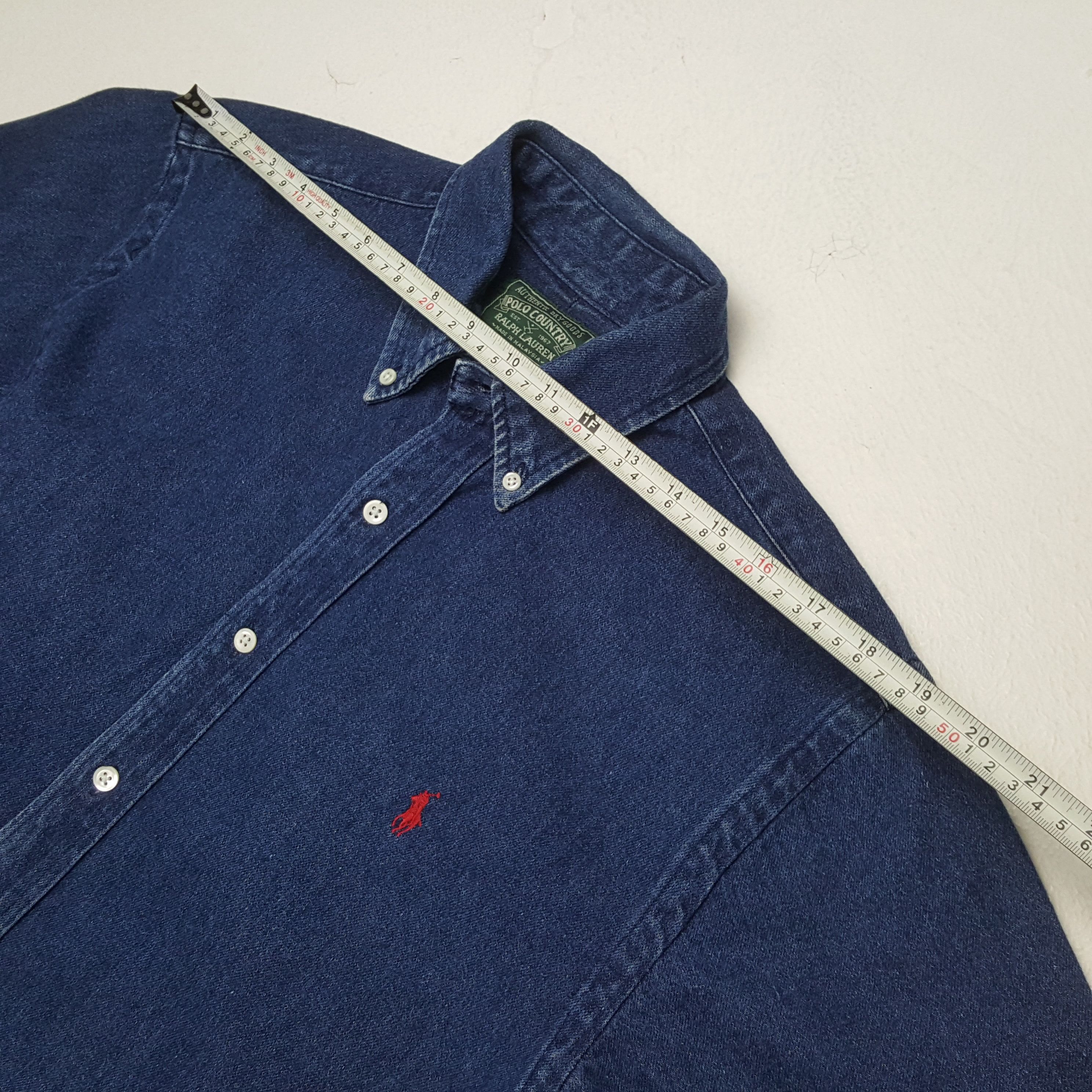 Polo Ralph Lauren × Ralph Lauren × Vintage POLO RALPH LAUREN Small Logo Design Casual Style Shirt Size US L / EU 52-54 / 3 - 4 Thumbnail