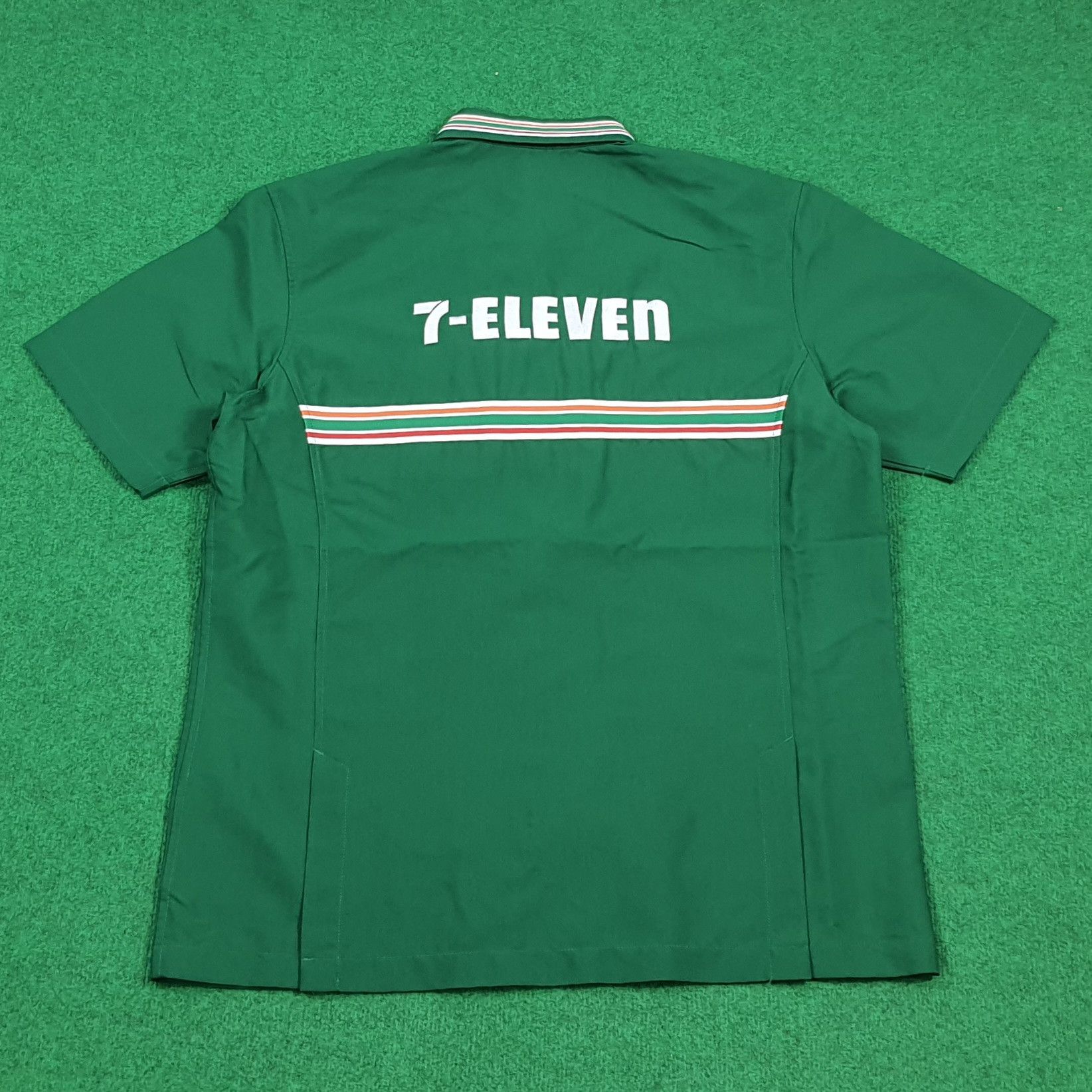 Japanese Brand Vintage 7-Eleven Japan Worker Uniform Zipper Jacket E1A24 Size US L / EU 52-54 / 3 - 3 Thumbnail