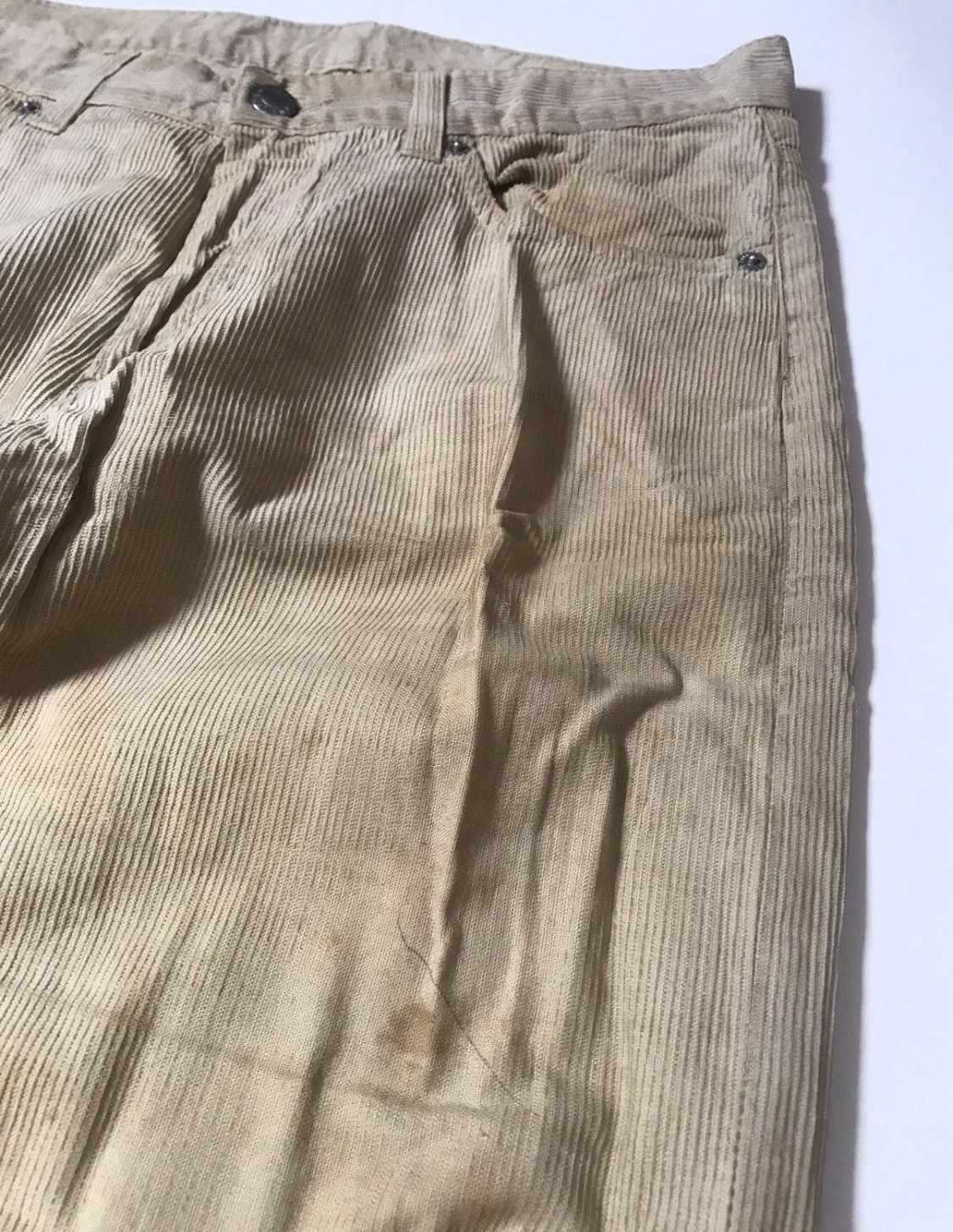 Helmut Lang Vintage helmut lang relaxed cut faded corduroy trousers Size US 29 - 6 Thumbnail