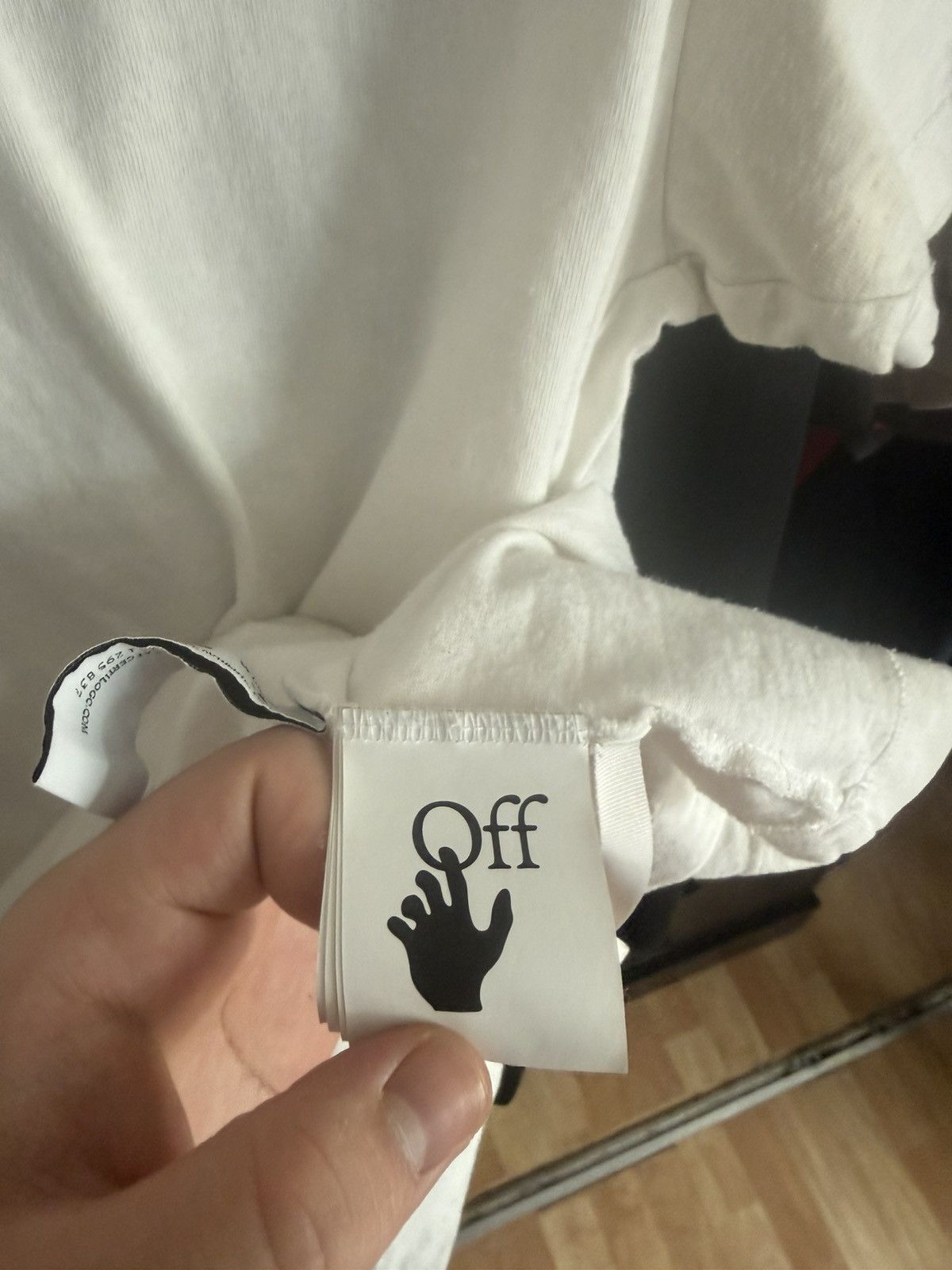 Off-White OFF-WHITEOff-White Peace Worldwide Over Tee 'White/Green' Size US S / EU 44-46 / 1 - 6 Thumbnail