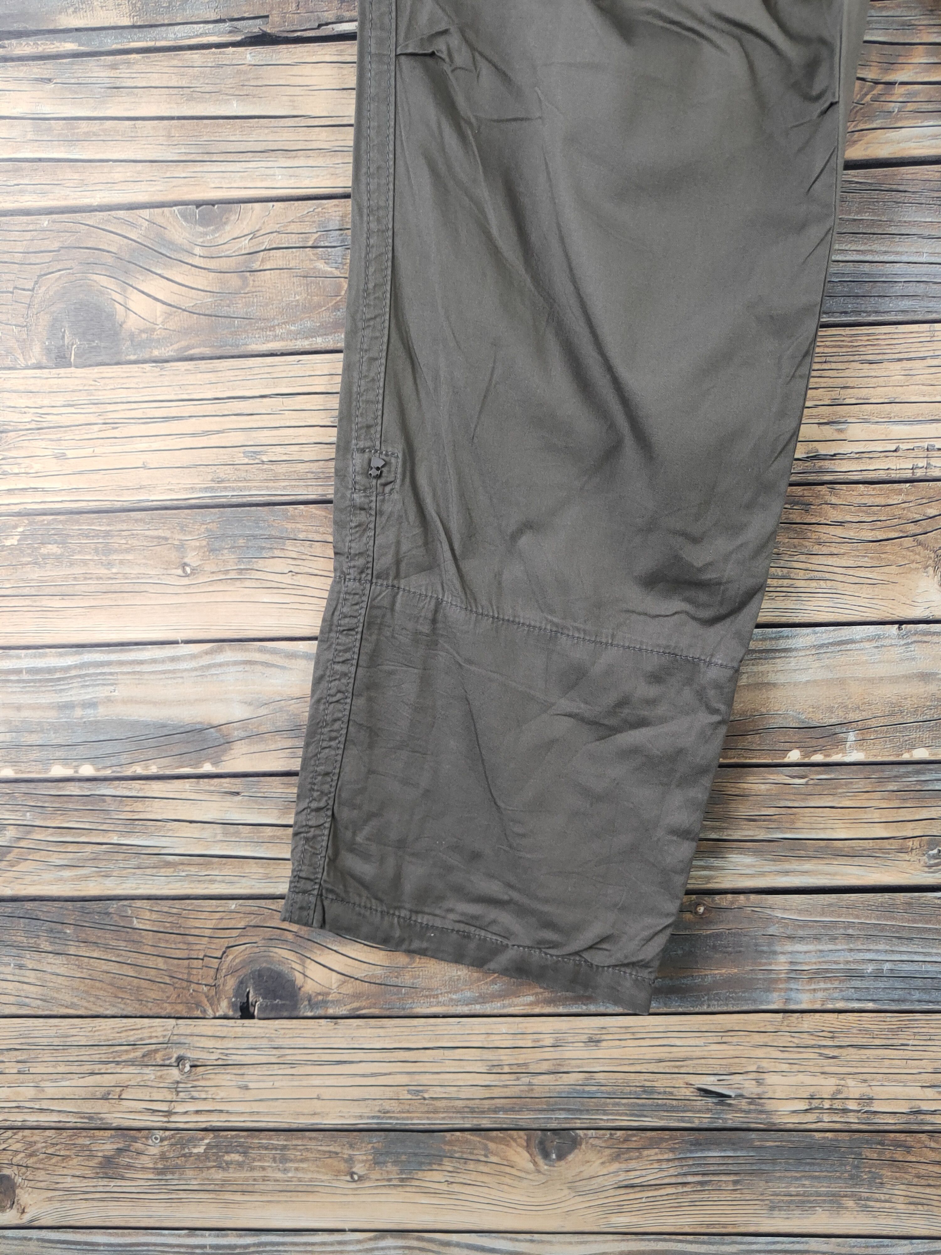 Japanese Brand DL Japanese Brand Dark Olive Multipocket Cargo Pants #2116 Size US 32 / EU 48 - 4 Thumbnail