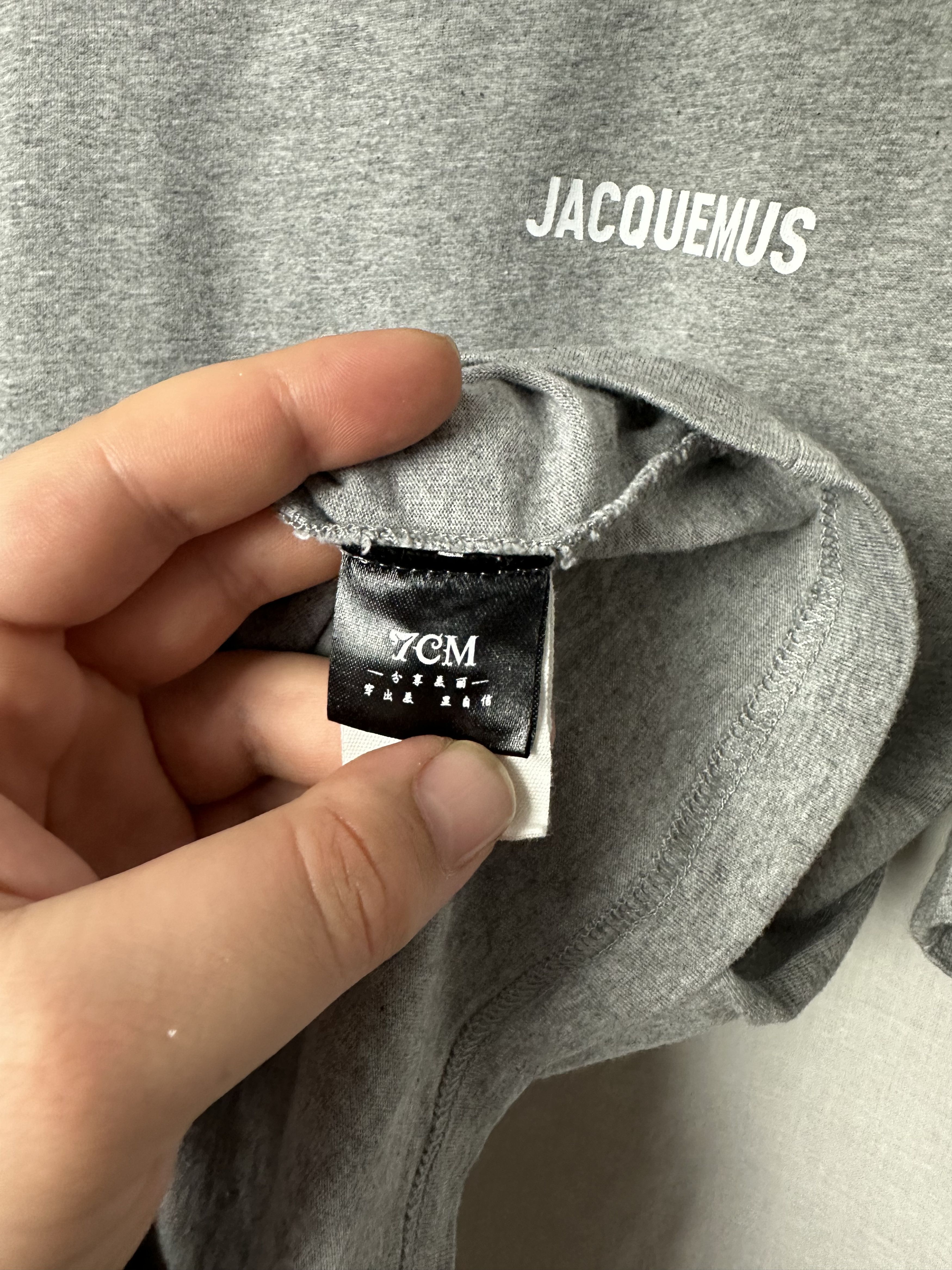 Jacquemus chest logo tee Size US M / EU 48-50 / 2 - 5 Thumbnail