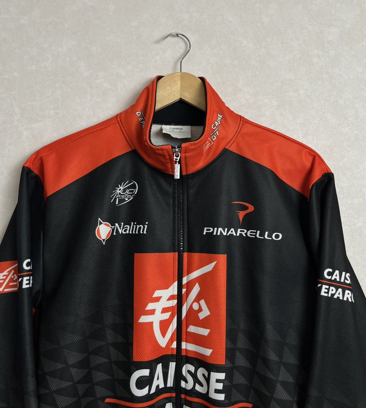 Cafe du Cycliste Nalini Caisse D'Epargne Thermal Cycling Jacket Size US L / EU 52-54 / 3 - 2 Thumbnail