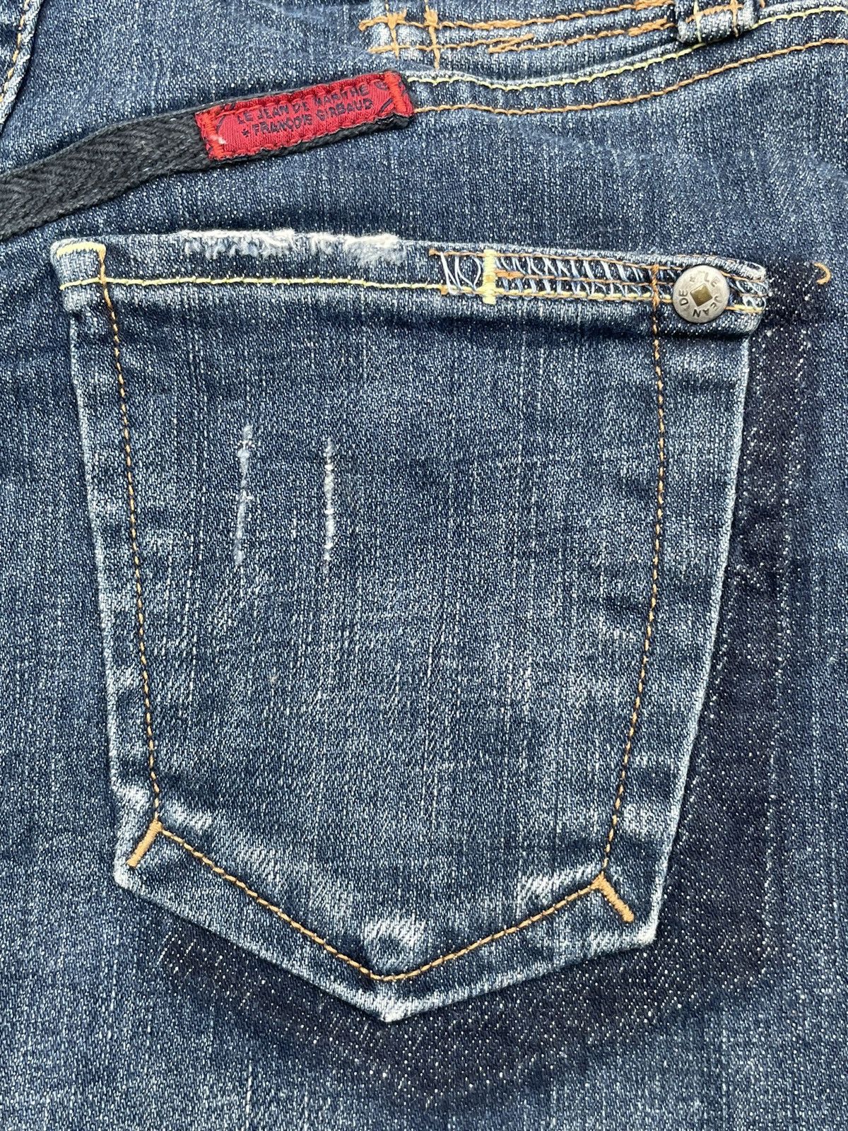 Designer Vintage Marithe Francois Girbaud Le Jean De Size 26" / US 2 / IT 38 - 12 Thumbnail