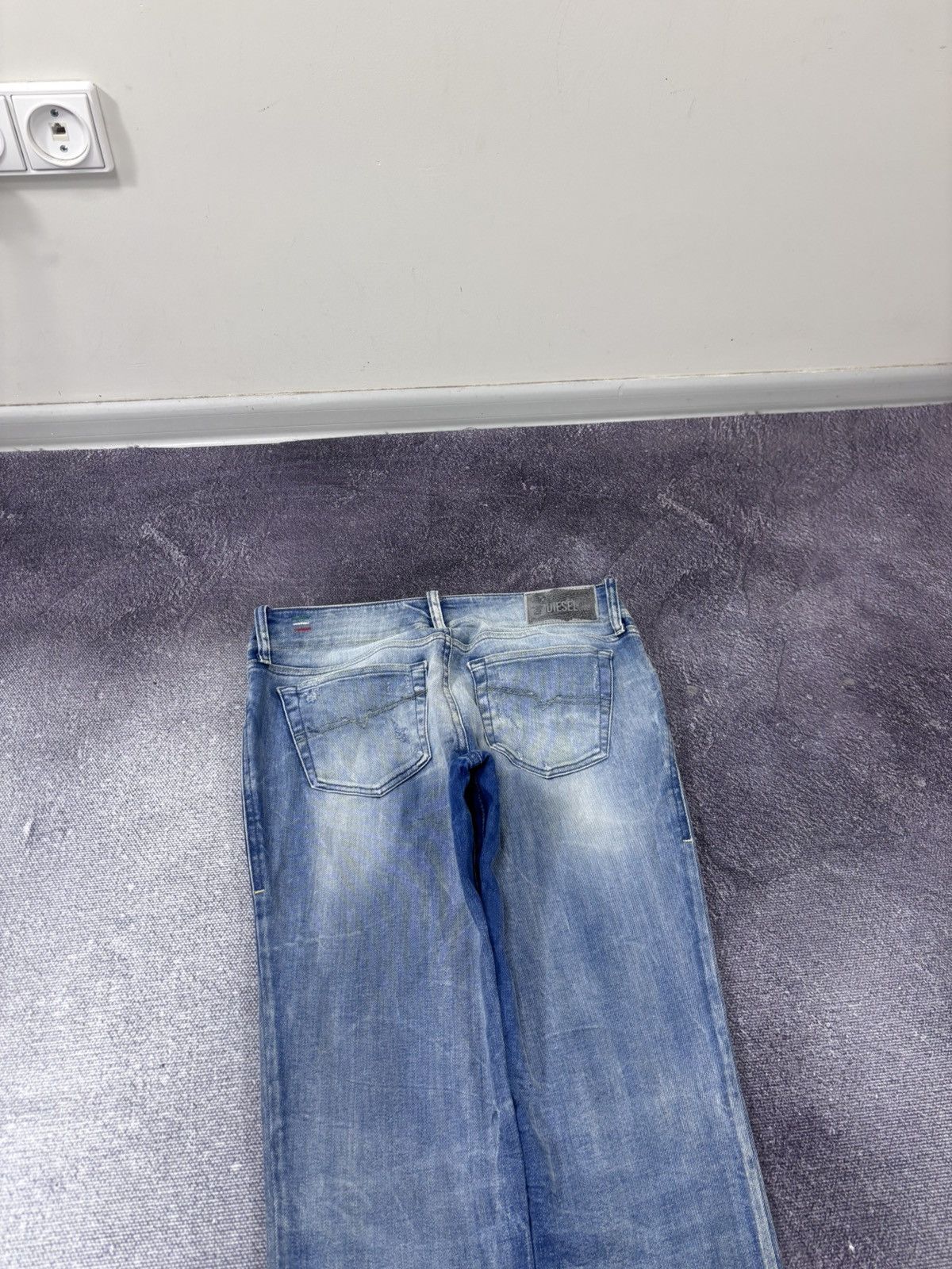 Diesel Diesel Grupee NWT Women’s Super Slim Skinny Blue Denim Jeans Size 29" - 15 Thumbnail