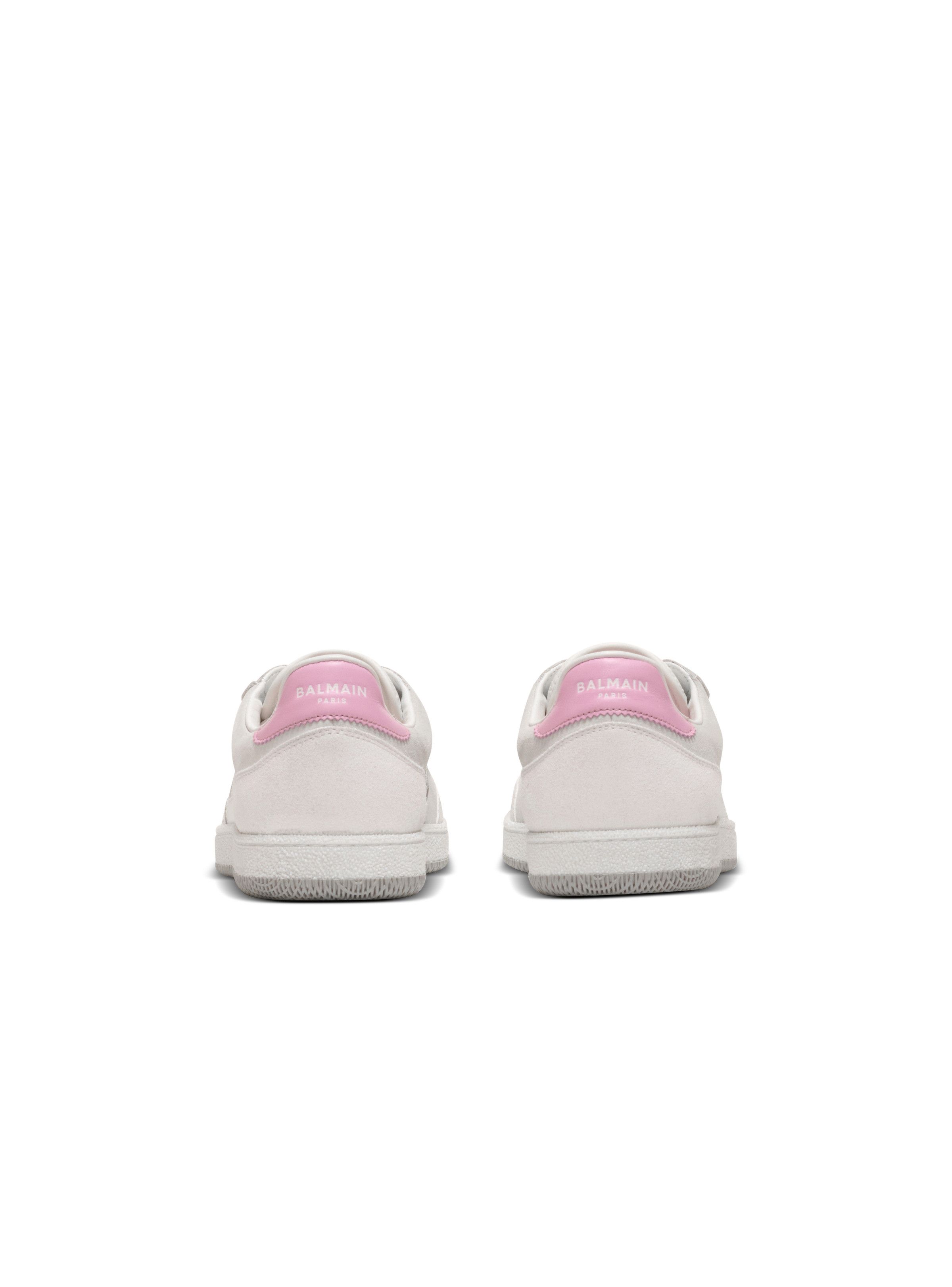 Balmain o1s1wg110925 Swan Panelled Sneakers in White Size US 7 / IT 37 - 2 Thumbnail