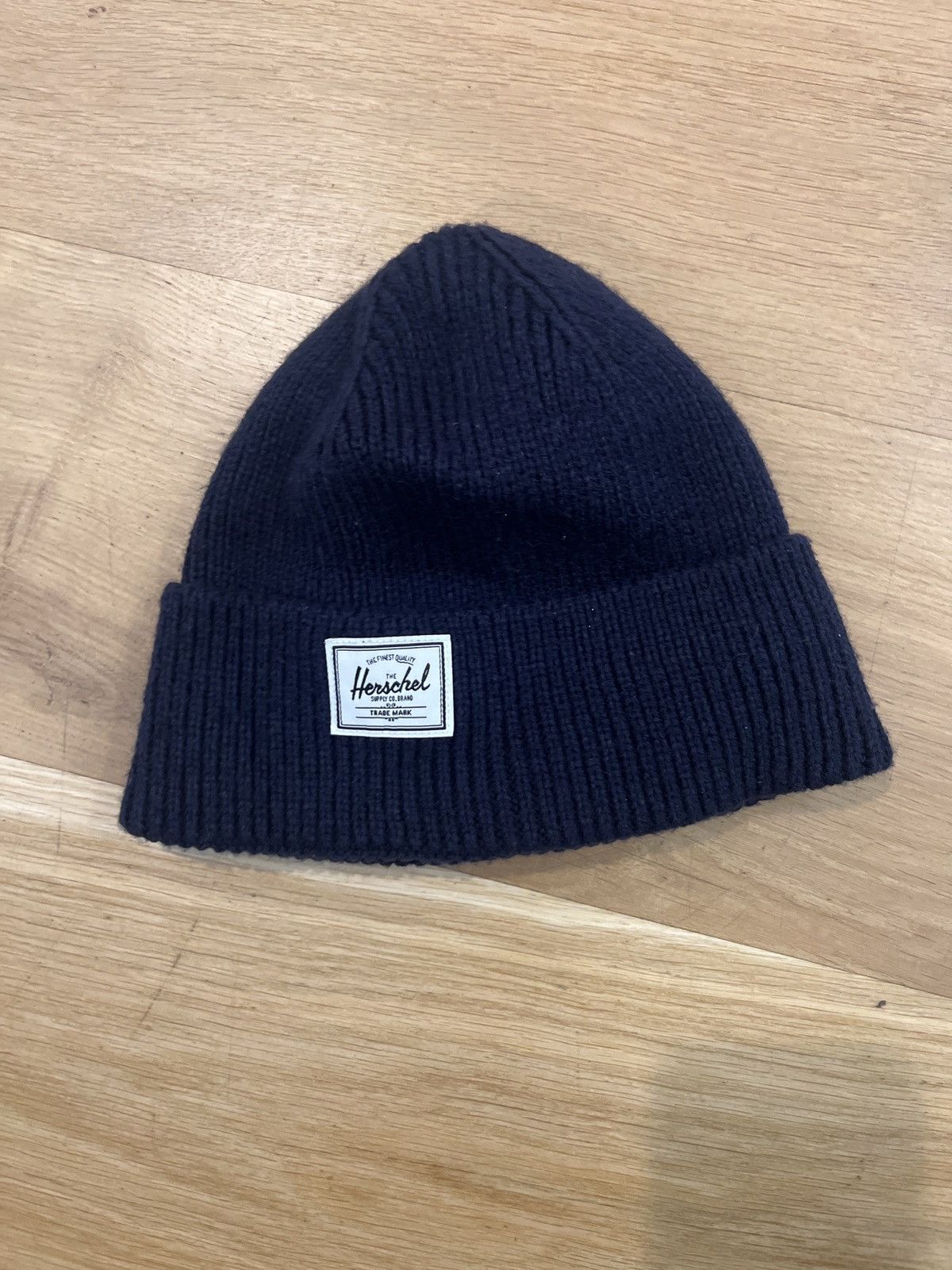 Herschel Supply Co. Navy Beanie Size ONE SIZE - 1 Preview