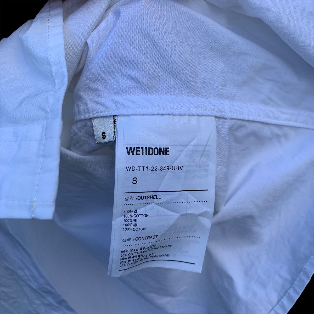 WE11DONE WE11DONE oversize shirts Size US XL / EU 56 / 4 - 8 Thumbnail