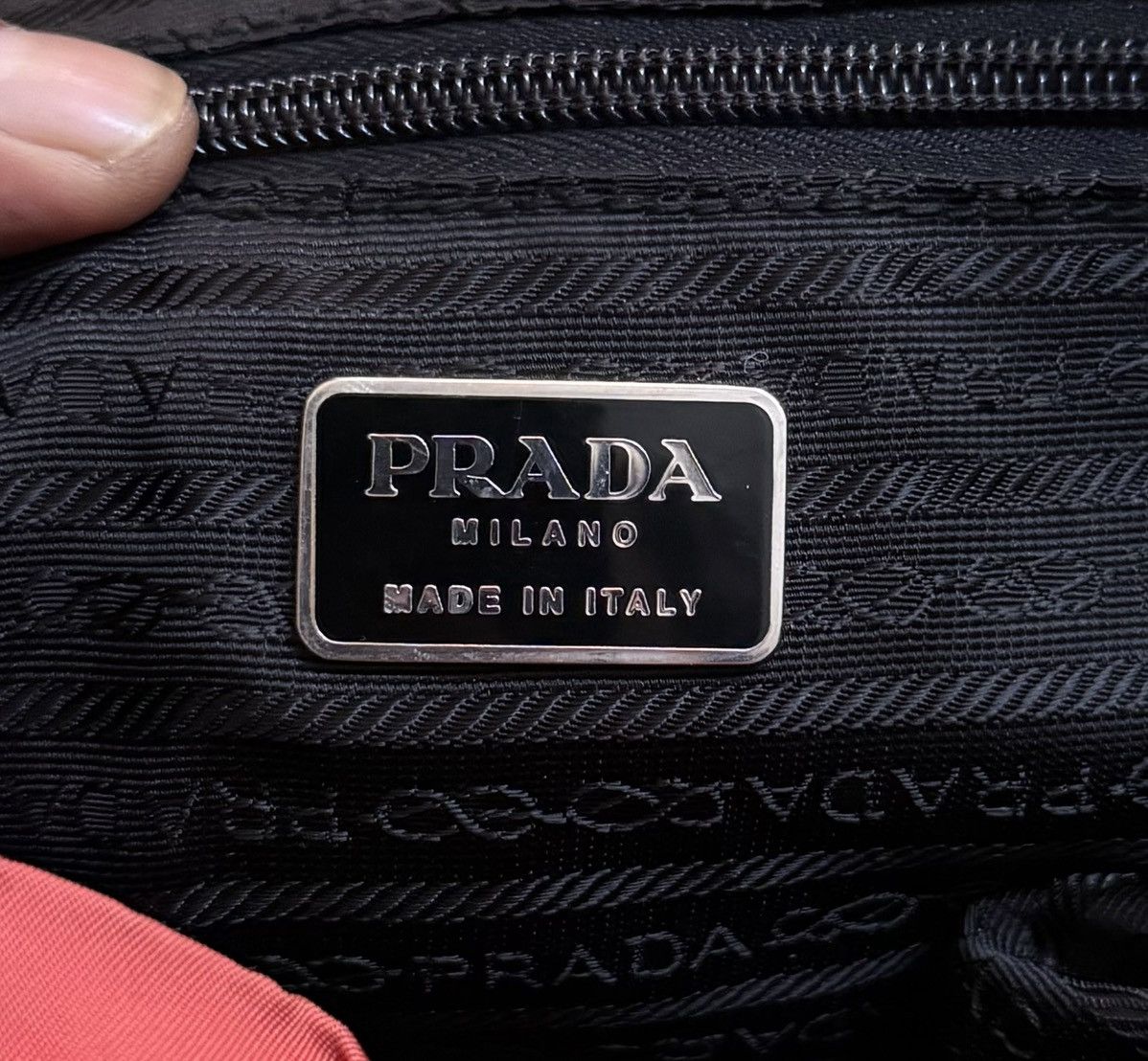 Prada Prada Red Nylo Tessuto Bagpack Vintage Size ONE SIZE - 7 Thumbnail