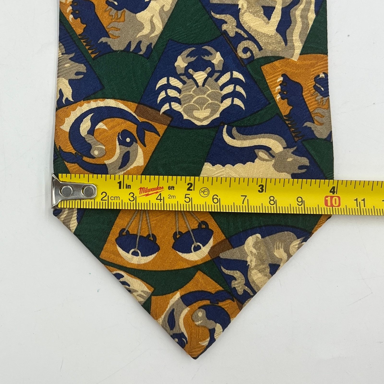 Ermenegildo Zegna Ermenegildo Zenga Zodiac Print Silk Tie Size ONE SIZE - 4 Thumbnail