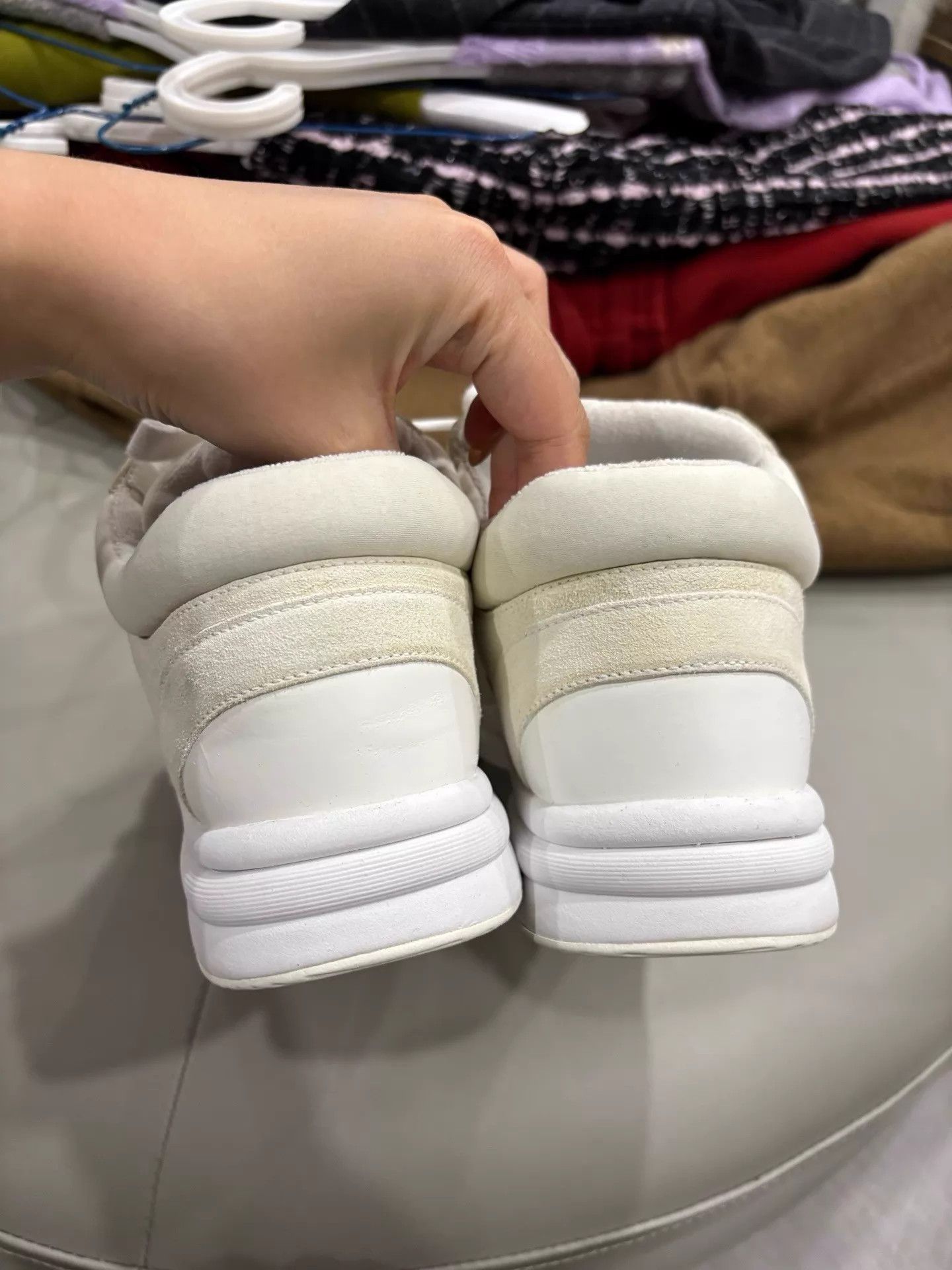 Chanel Chanel White Strap Sneakers Women's 37 99 New Size US 6.5 / IT 36.5 - 3 Thumbnail