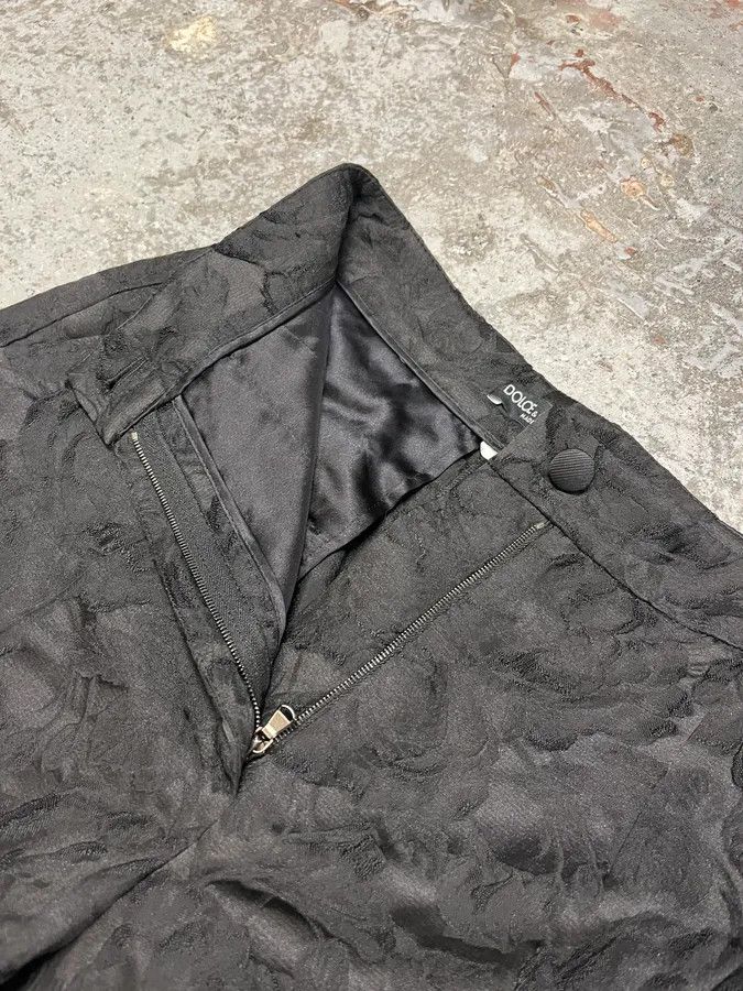Dolce & Gabbana 2000s Dolce & Gabbana Black Embroidered Pants Size 24" / US 00 / IT 34 - 7 Thumbnail