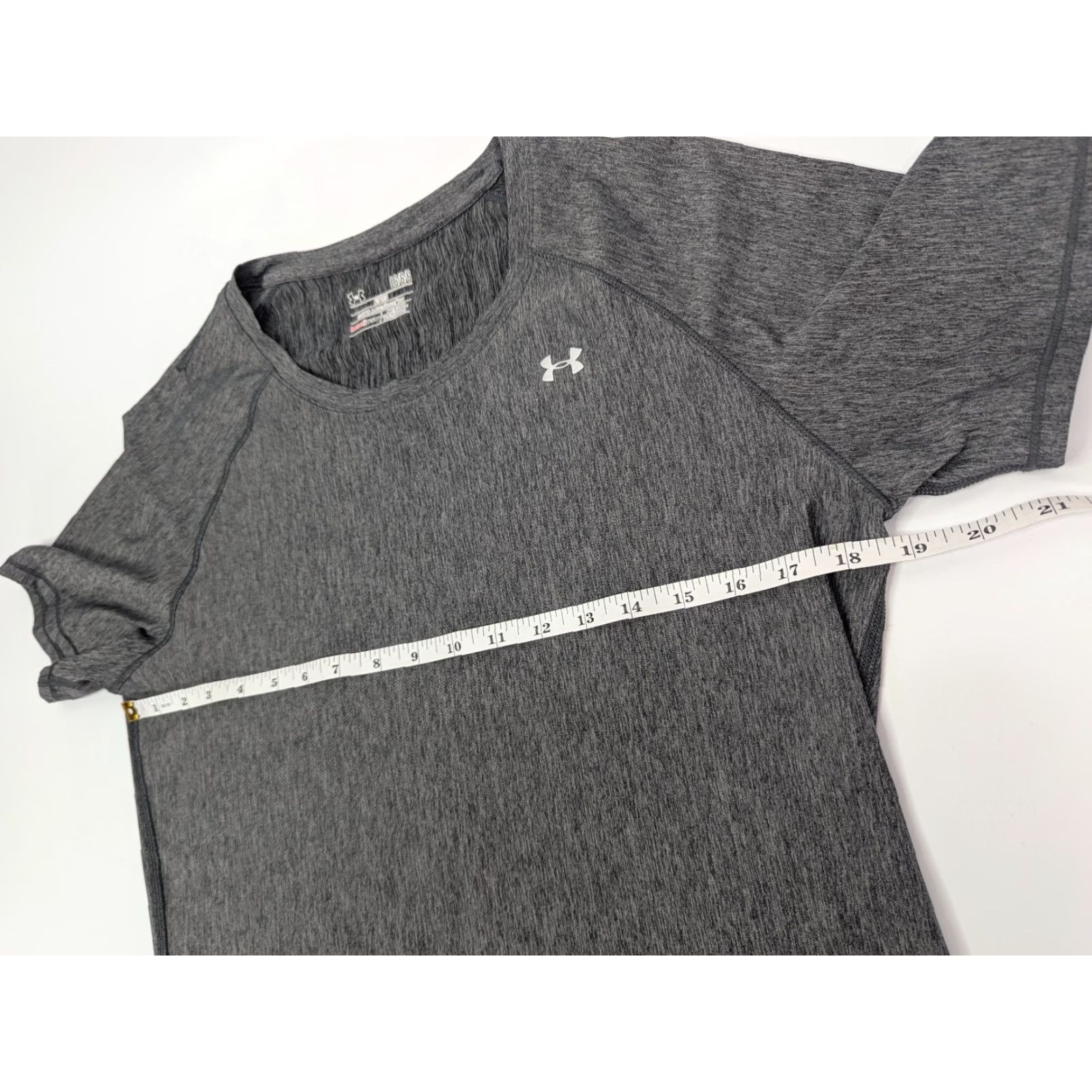 Under Armour Under Armour HeatGear Fitted Alpha T-Shirt Raspberry Grey Womens Large Size L / US 10 / IT 46 - 5 Thumbnail