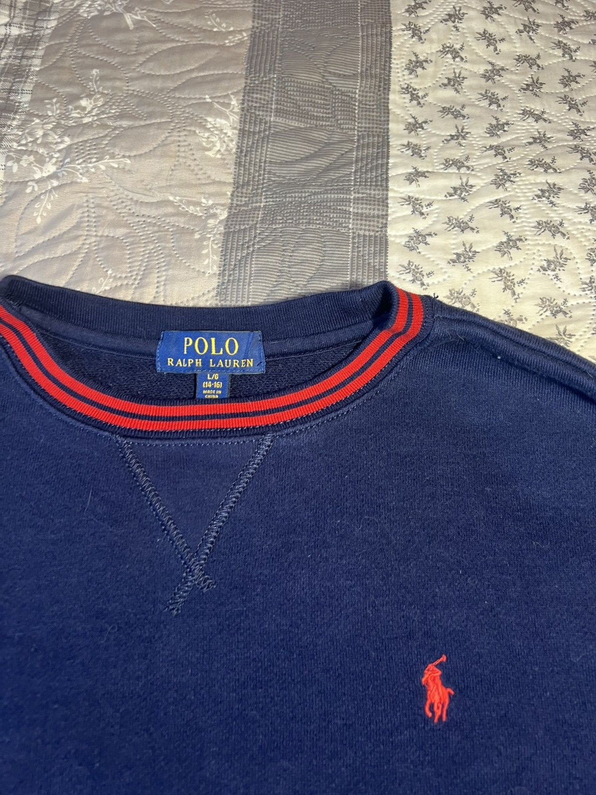Polo Ralph Lauren POLO RALPH LAUREN SWEATER XS Size Navy Blue Color 14-16 yrs Size US XS / EU 42 / 0 - 3 Thumbnail