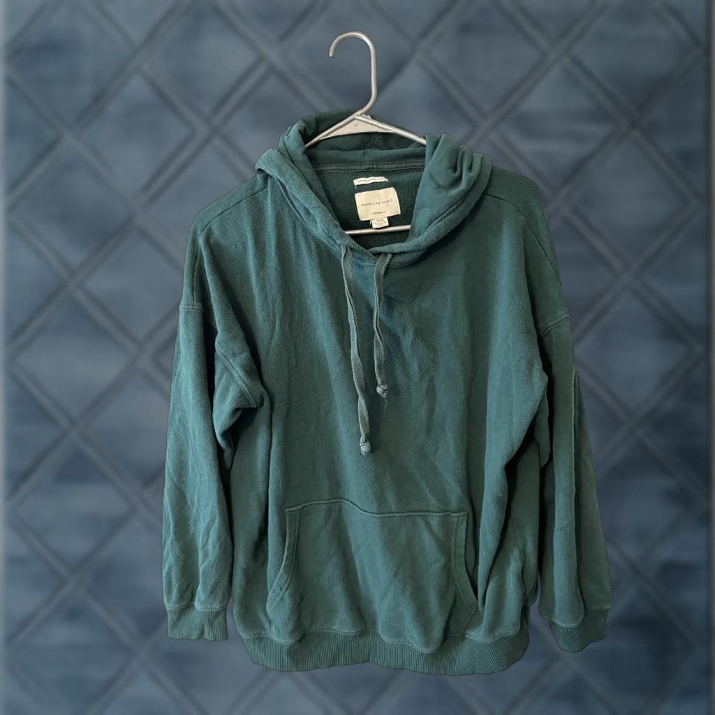 American Eagle Outfitters American Eagle Womens Size Small Sweatshirt Hoodie Green Solid Pullover Activewear Mens? Wait. Size S / US 4 / IT 40 - 1 Thumbnail