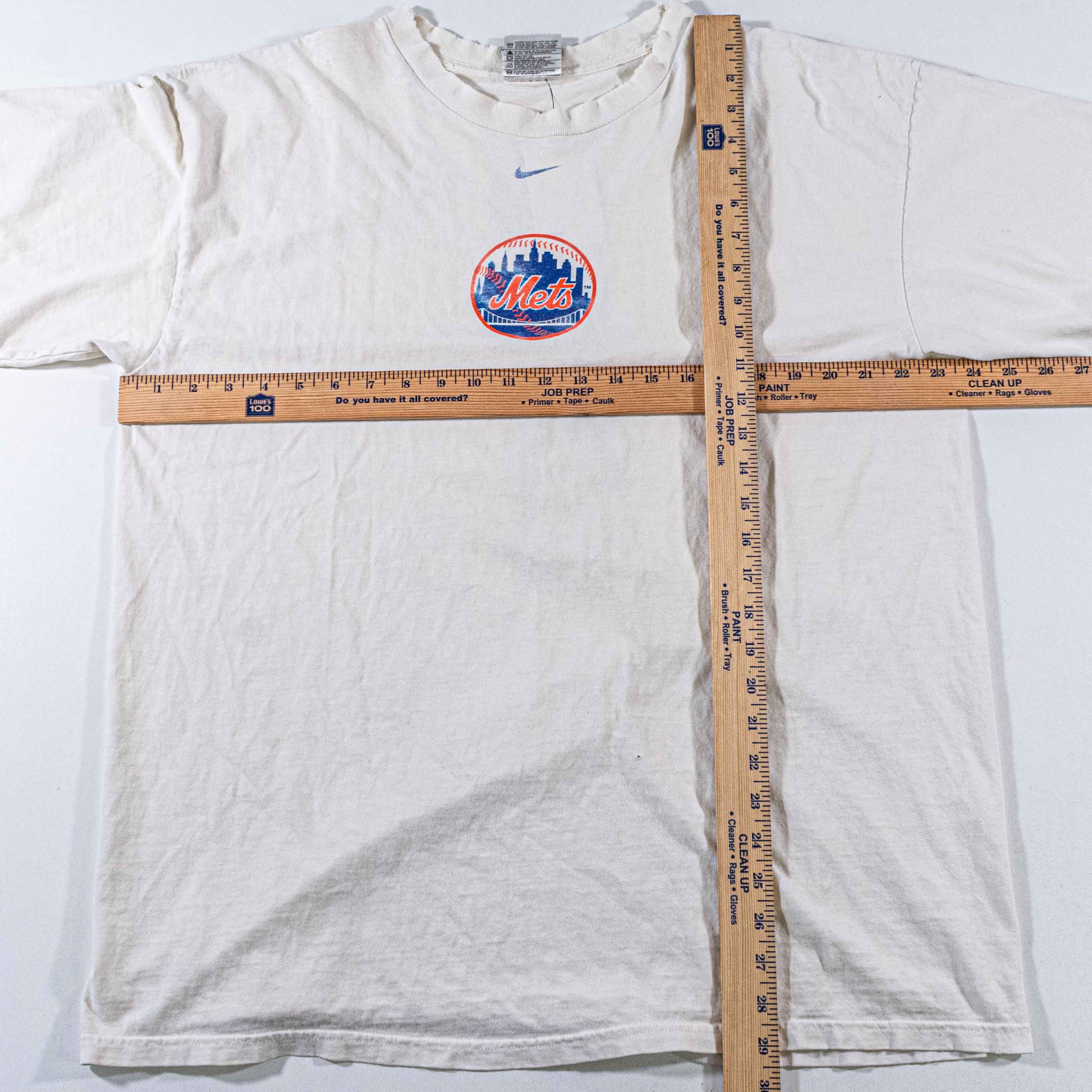 Nike Vintage New York Mets Nike Center Swoosh T-Shirt Y2K Logo Size US XL / EU 56 / 4 - 3 Thumbnail