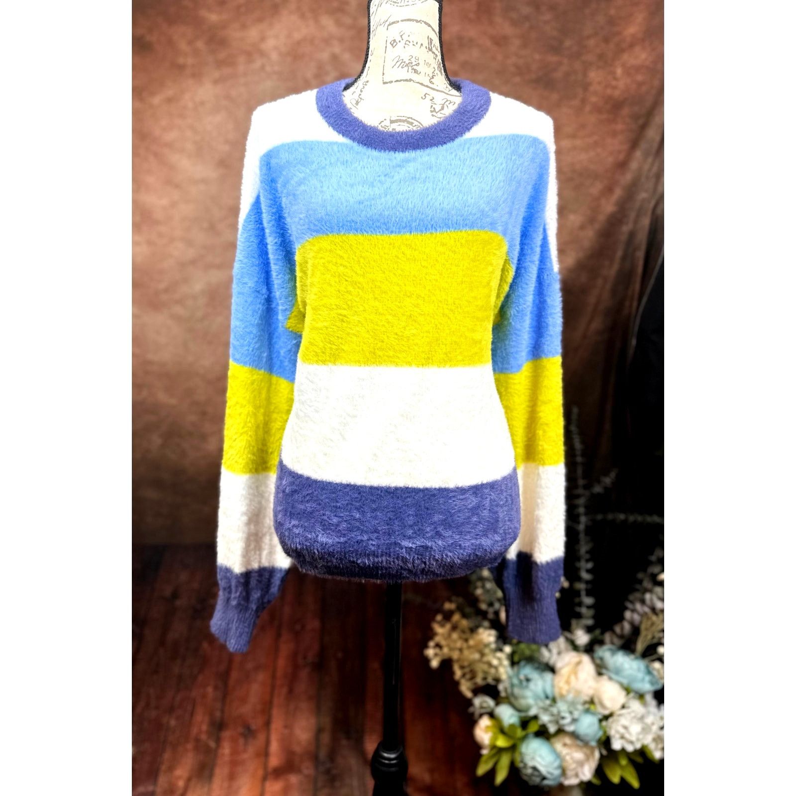 Other Oversized Bright Fluffy Soft Aerie Flurry Crew Sweater L Size L / US 10 / IT 46 - 3 Thumbnail