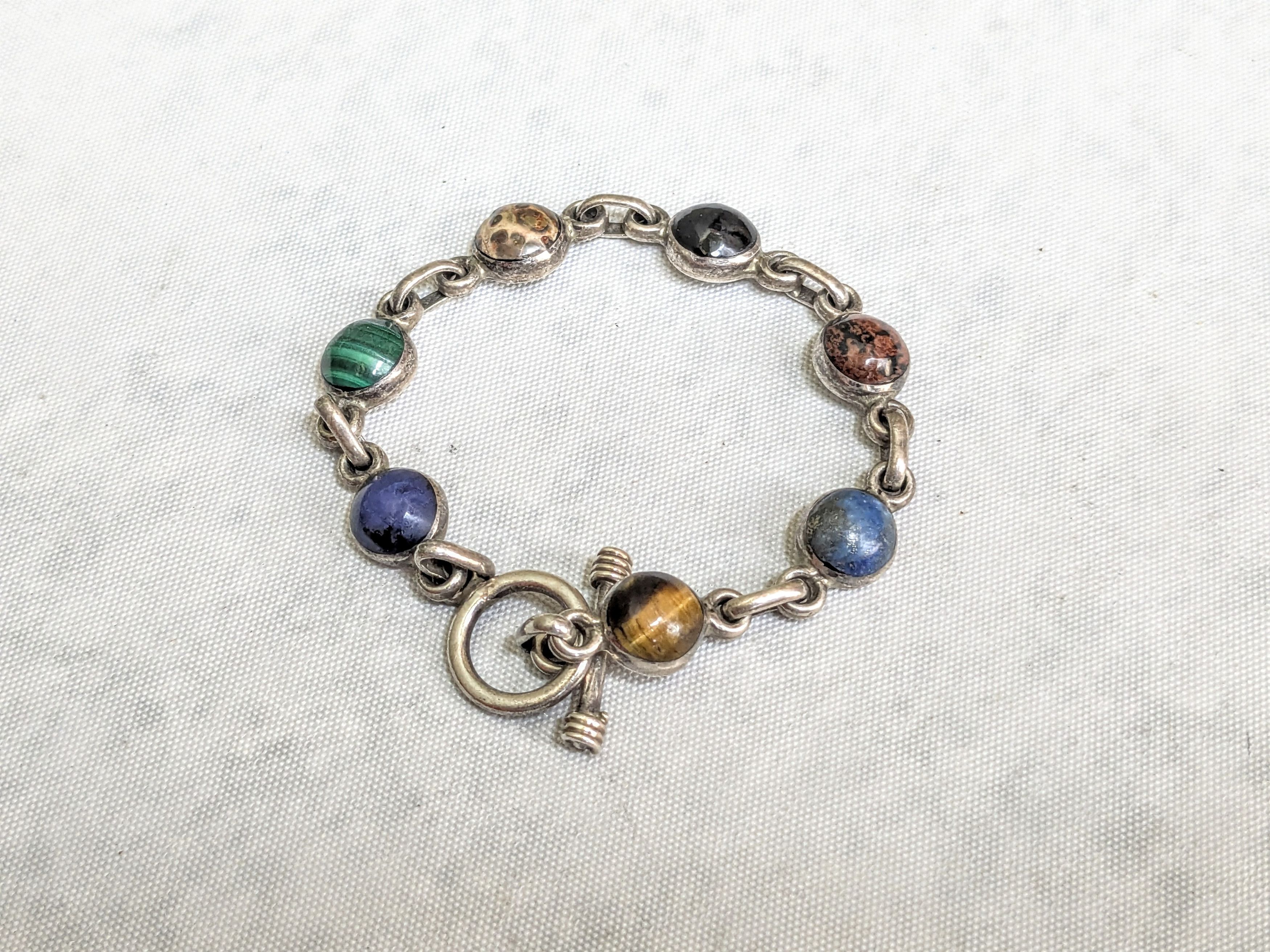 Vintage Vintage Taxco Sterling Silver Bracelet Taxco 7.25" Mexico Size ONE SIZE - 4 Thumbnail