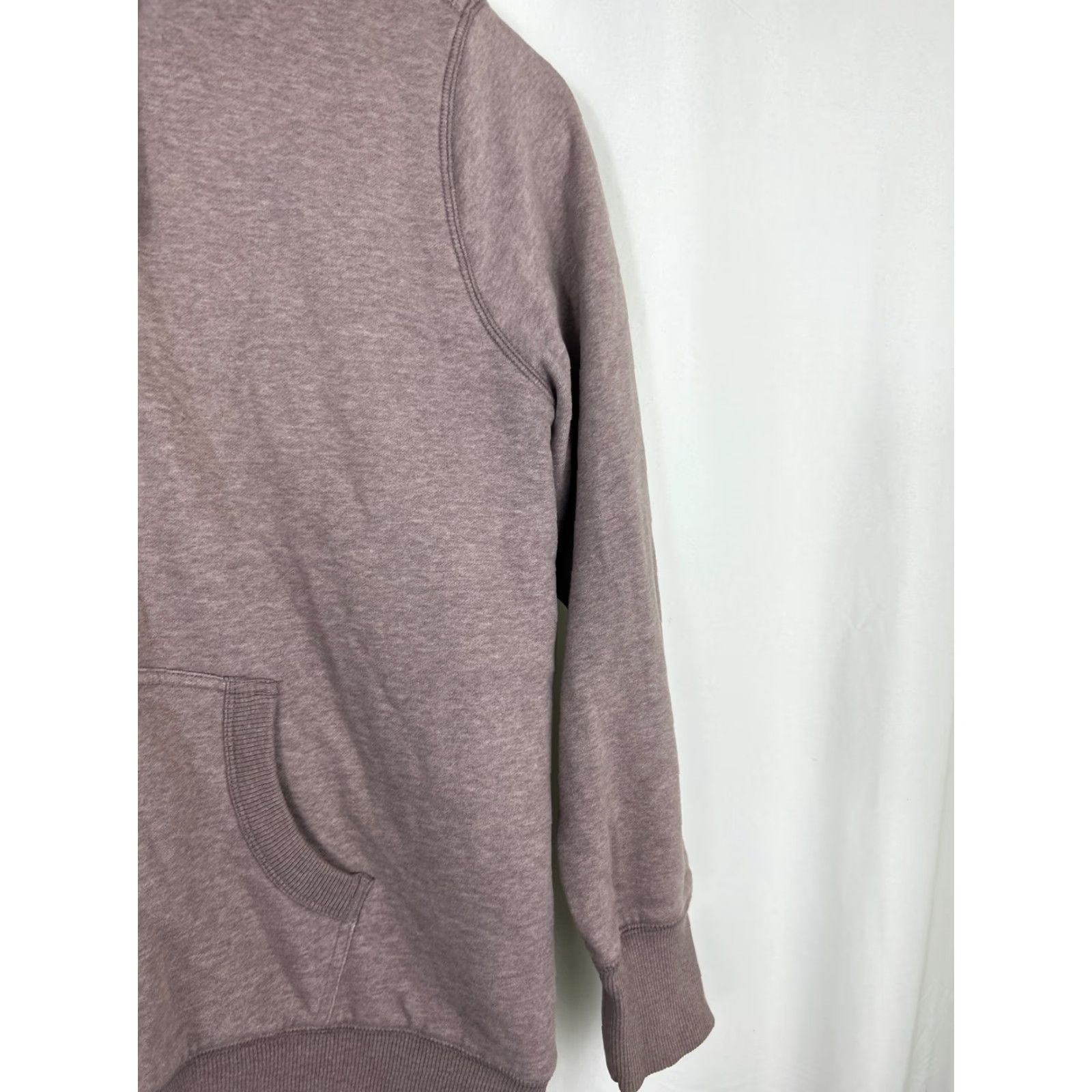 Vintage LL Bean Sweatshirt Women 1X Full Zip Hooded Pockets Light Purple 1X Sherpa Lined Cotton Blend Size XL / US 12-14 / IT 48-50 - 4 Thumbnail
