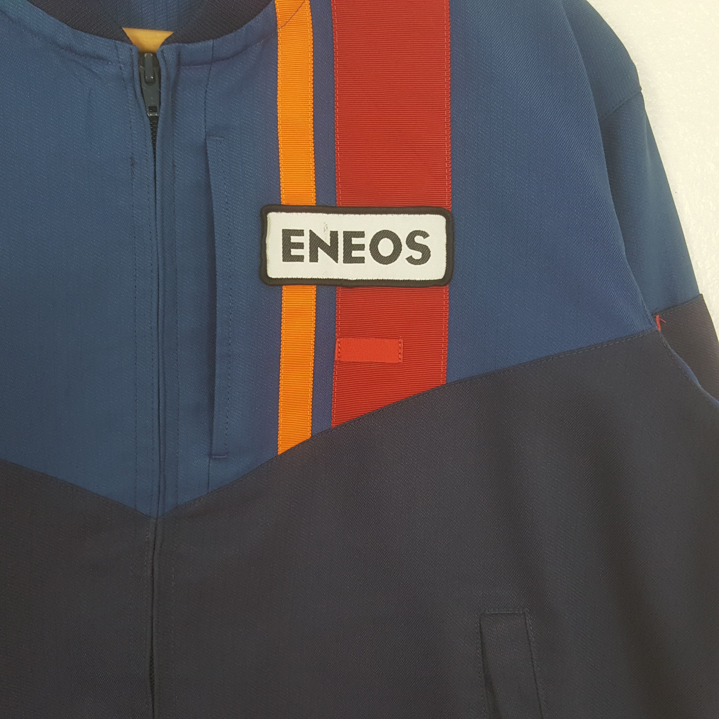 Japanese Brand Vintage Eneos Petroleum Oil Uniform Jacket C321N17 Size US S / EU 44-46 / 1 - 2 Thumbnail