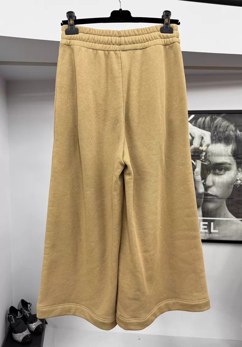 Gucci Gucci Size S Khaki elastic drawstring wide-leg trousers Size 42" / US 20 - 3 Thumbnail