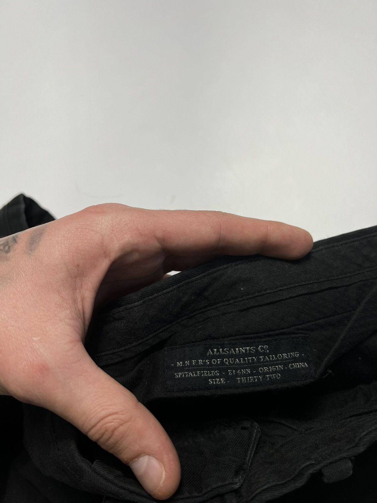 Allsaints Allsaints Remedy Obsolete Cropped Trousers Rick Owens Style Size US 32 / EU 48 - 11 Thumbnail