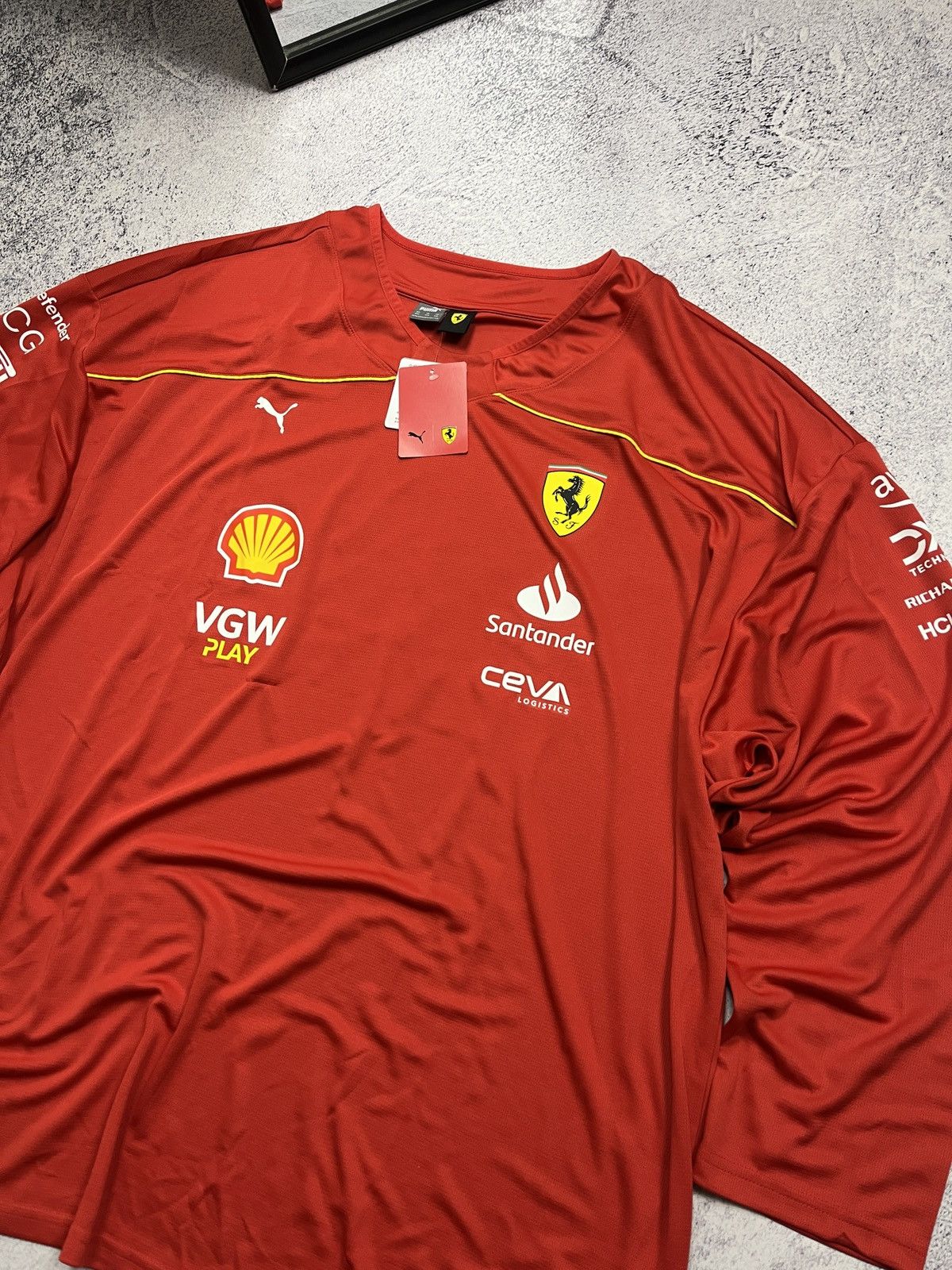 Puma Puma Scuderia Ferrari Charles Leclerc Hockey Jersey F1 2024 Size US XXL / EU 58 / 5 - 3 Thumbnail