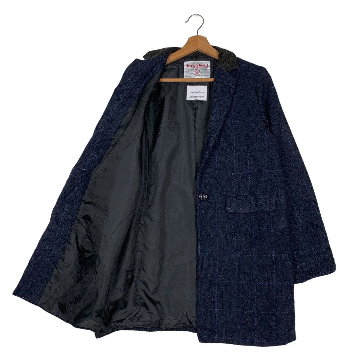 Harris Tweed SEVENDAYS-SUNDAY HARRIS TWEED CHECKED COAT #0197-C10 Size US M / EU 48-50 / 2 - 10 Thumbnail