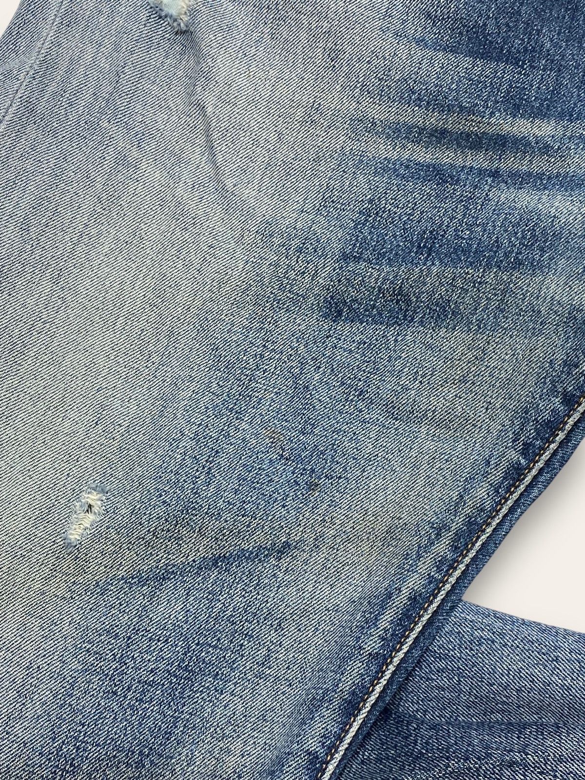 Levi's Vintage LEVIS Grunge Punk Distressed Denim Jeans 501 W35 L32 Size US 35 - 16 Thumbnail