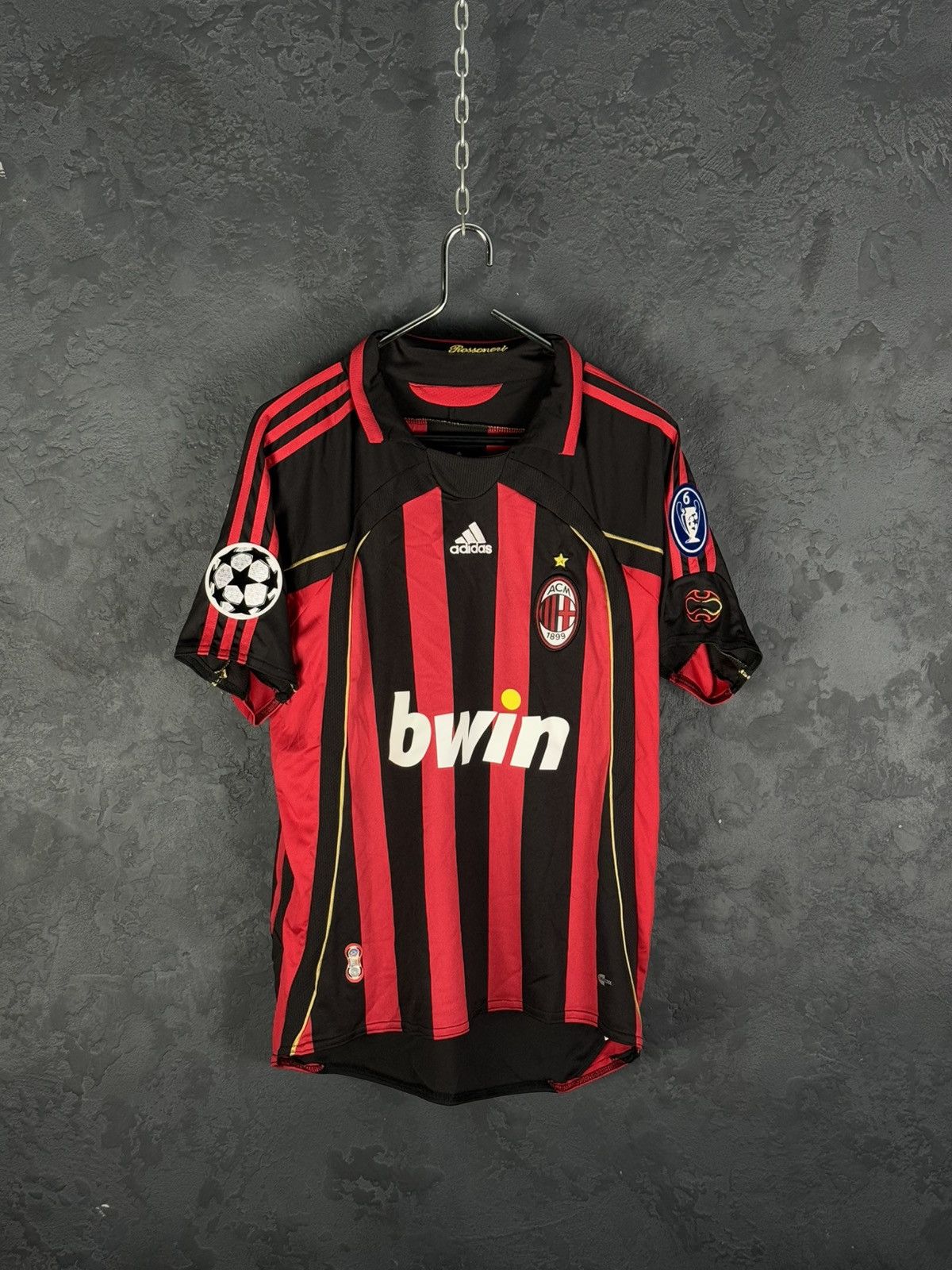 Adidas AC Milan Classic Football Shirt Jersey 2006-07 Home KAKA 22 Size US M / EU 48-50 / 2 - 3 Thumbnail