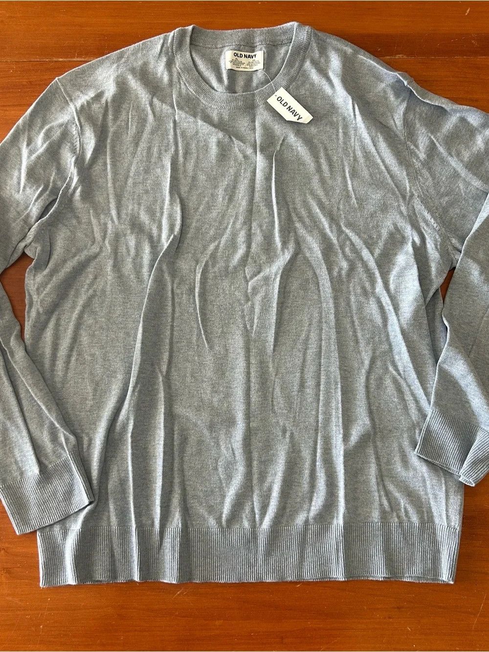 Old Navy Old Navy Baby Blue Crewneck Pullove Size US XL / EU 56 / 4 - 2 Thumbnail