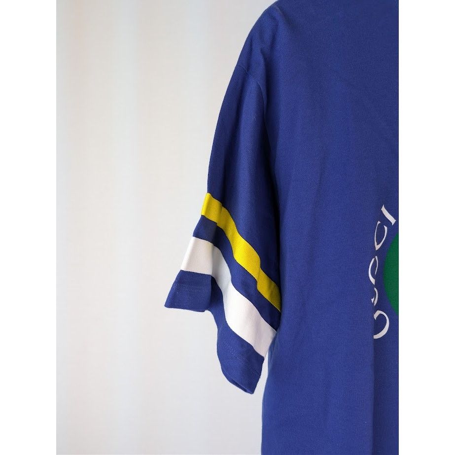 Gucci o1rshd1 Short Sleeve T-Shirt in Blue Size US M / EU 48-50 / 2 - 5 Thumbnail