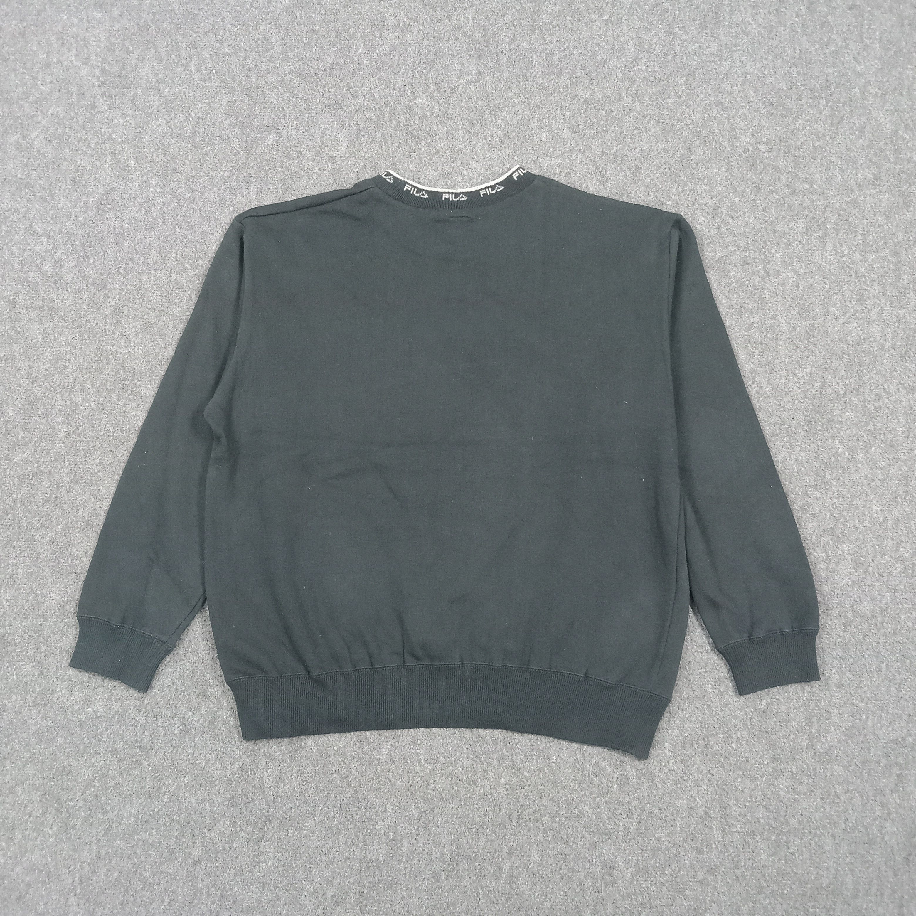 Fila Fila Sports Embroidered Big Logo Sweatshirt C291N14 Size US M / EU 48-50 / 2 - 4 Thumbnail