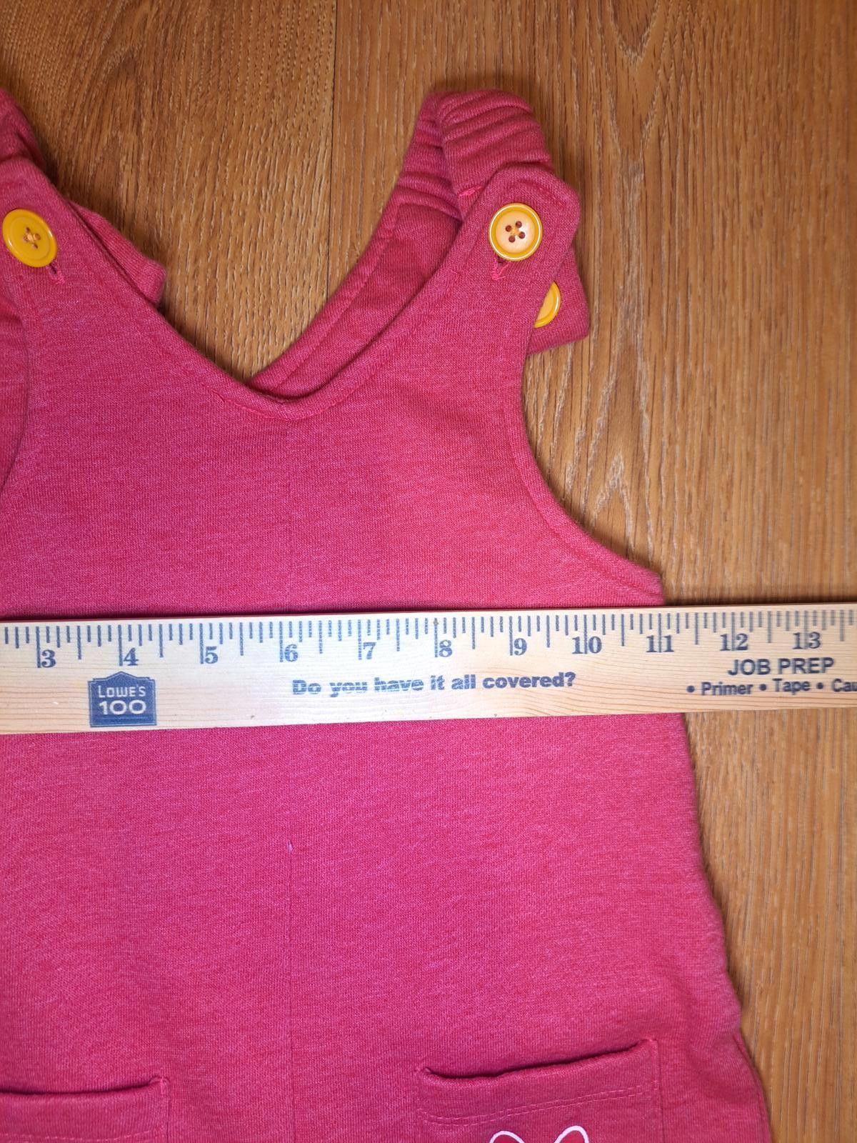 Other DISNEY Junior Minnie Red Overalls 4T Size ONE SIZE - 6 Thumbnail