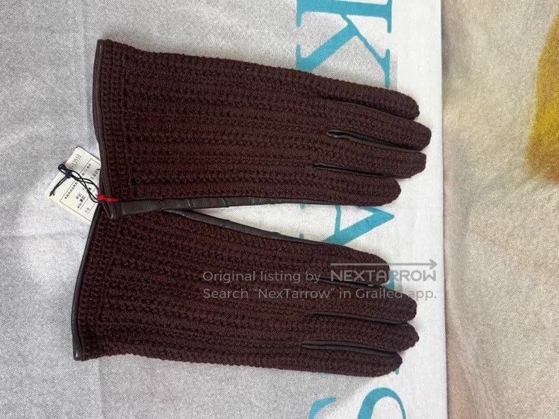 Dries Van Noten Dries Van Noten Patchwork Sheepskin Gloves Size ONE SIZE - 4 Thumbnail