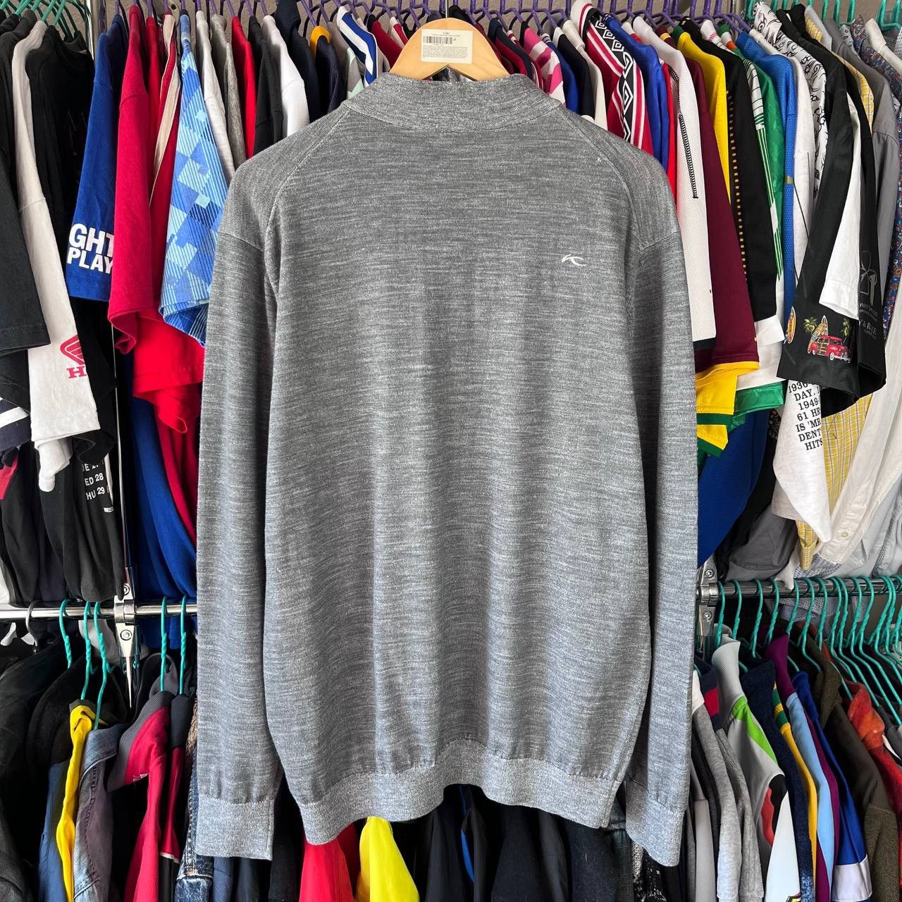 KJUS Kjus 1/3 Zip Light Gray Pullover Outdoor Hiking Trail Size US XL / EU 56 / 4 - 5 Thumbnail