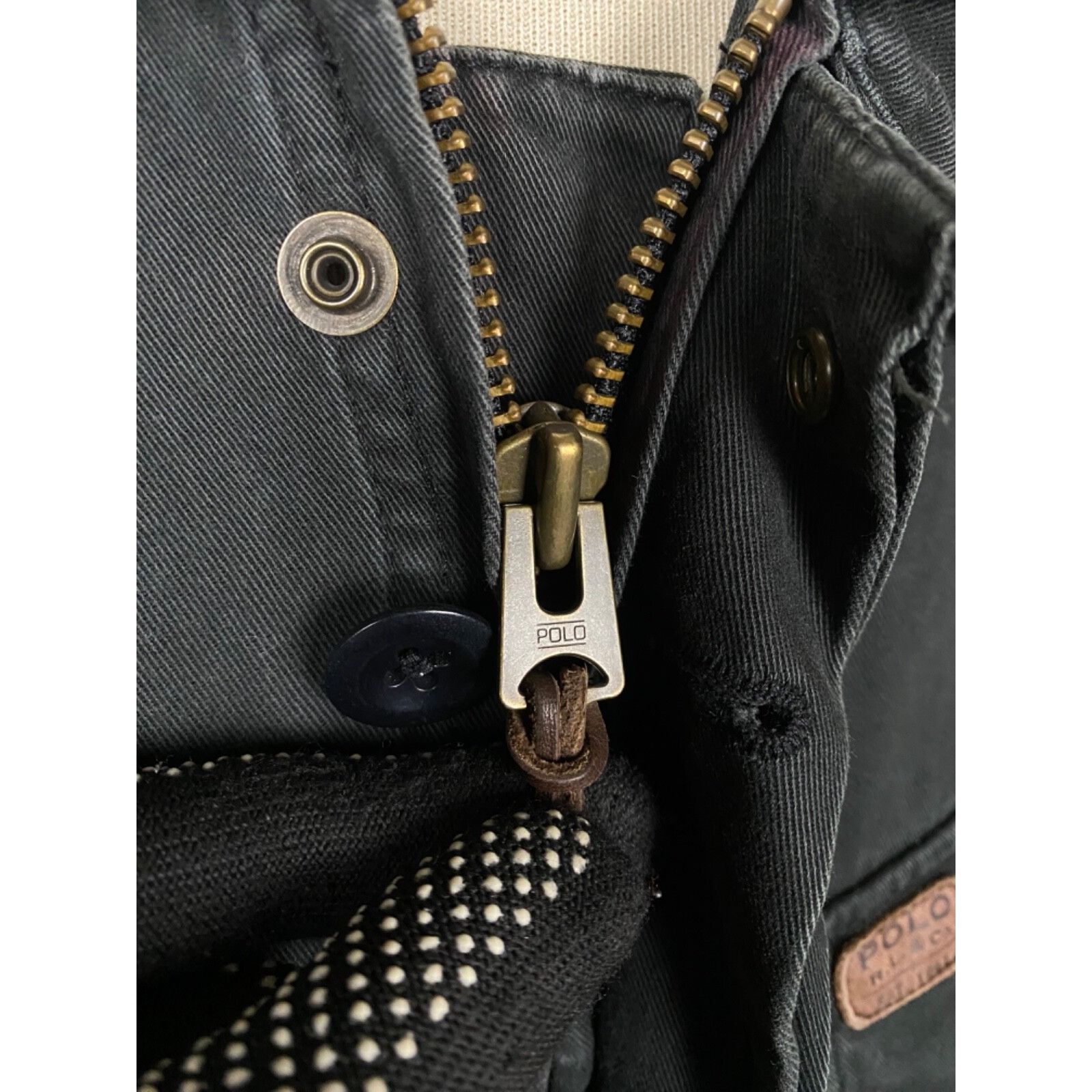 Polo Ralph Lauren Polo Ralph Lauren VTG Men's Black Denim Multipocket Jacket S Size US M / EU 48-50 / 2 - 9 Thumbnail