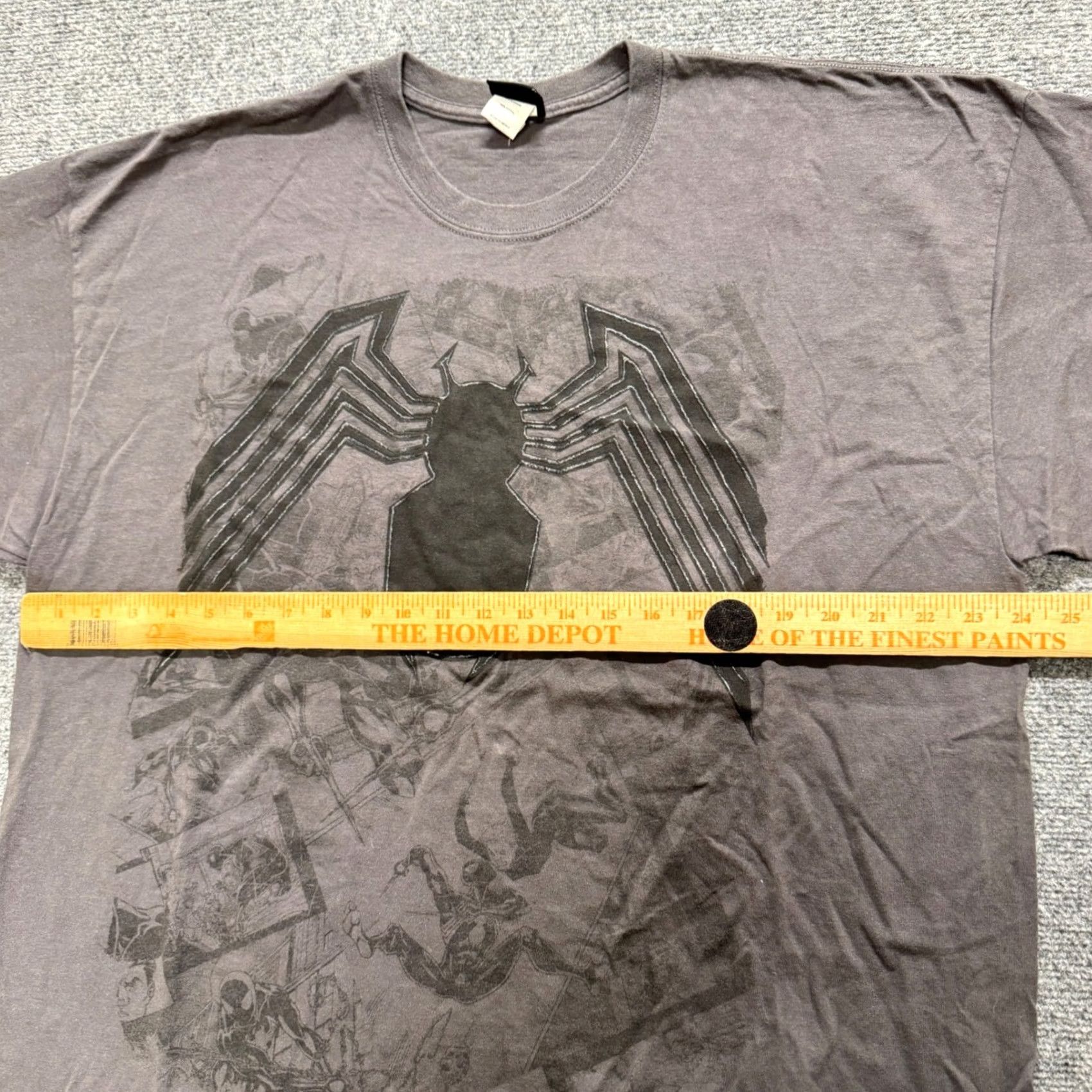 Vintage Marvel Spider Man T-shirt Men's 2XL Venom Gray Y2K Grunge Shirt Mens 2XL Venom Gray Marvel Mad Engine Spider Man T-shirt Y2K Grunge Size US XXL / EU 58 / 5 - 6 Thumbnail