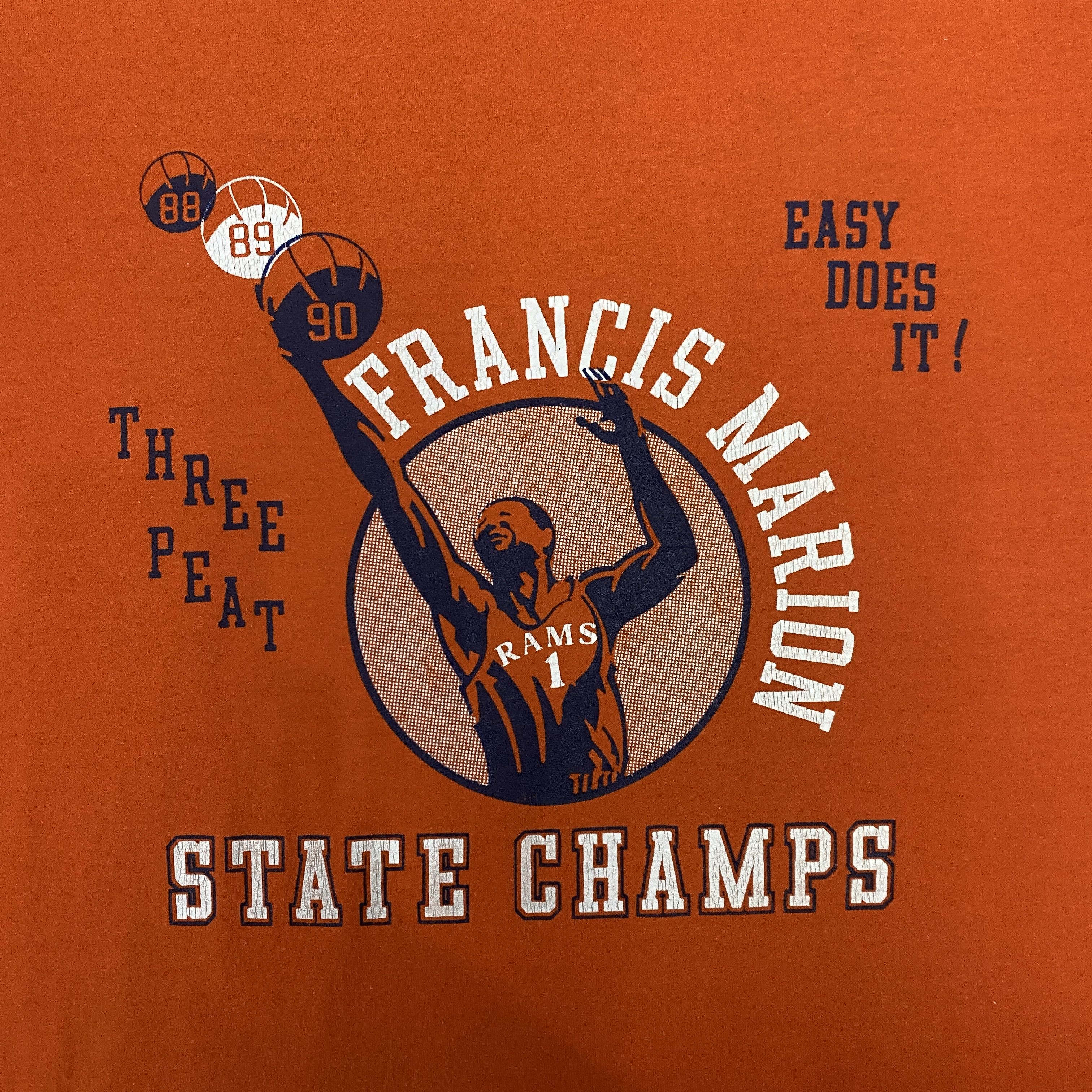 Russell Athletic Vintage Russell Francis Marion State Champs Tshirt - J046 Size US L / EU 52-54 / 3 - 3 Thumbnail