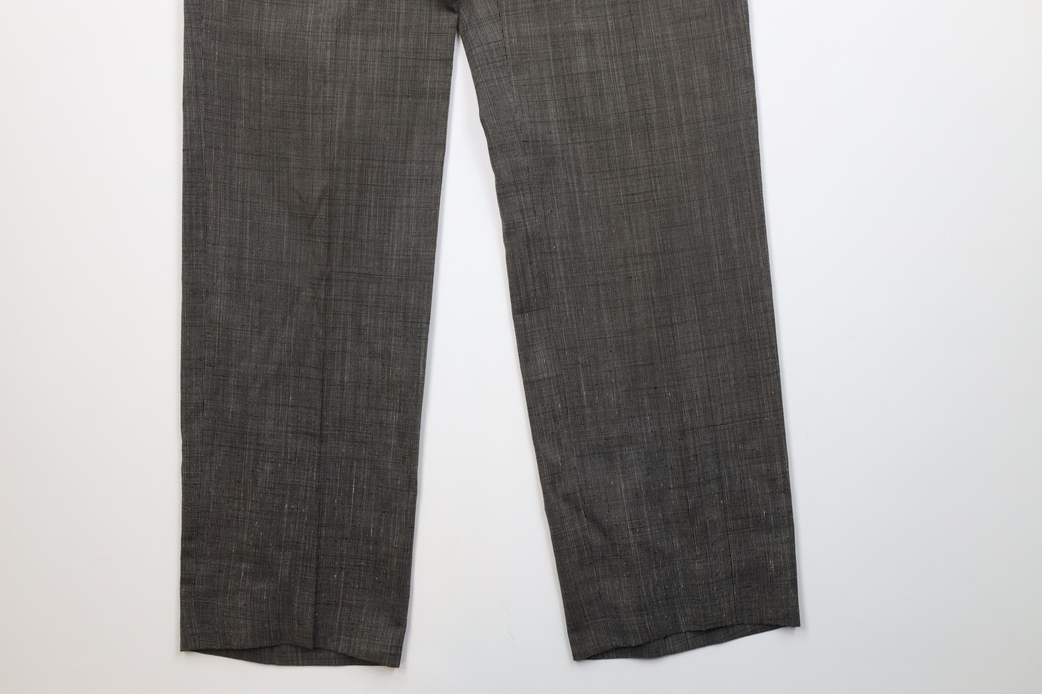 Vintage Vintage 60s Rockabilly Wool Blend Knit Wide Leg Chino Pants Size US 32 / EU 48 - 4 Thumbnail